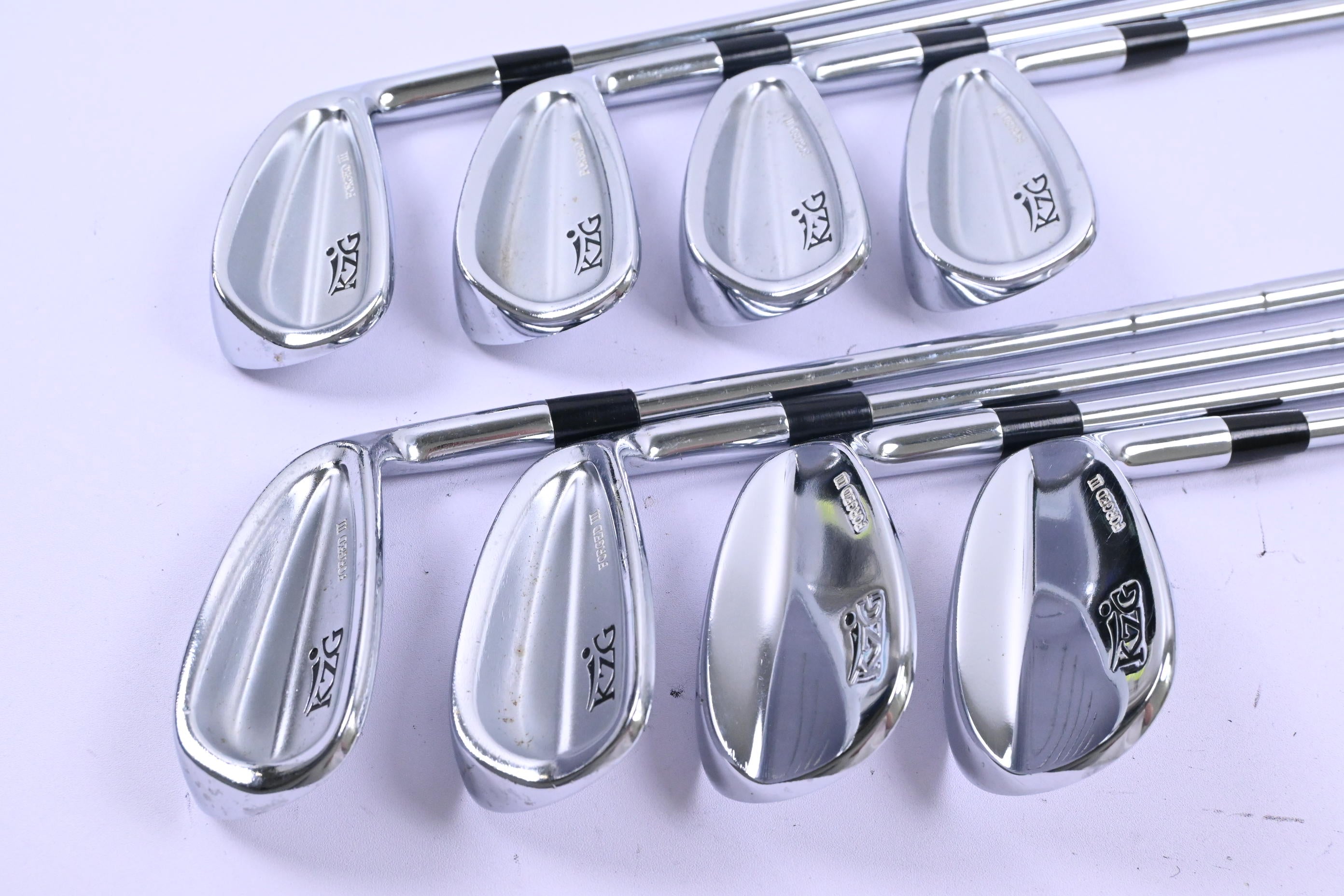 KZG Forged II Iron Set / 5-PW+GW+SW / Regular Flex Steel Shafts