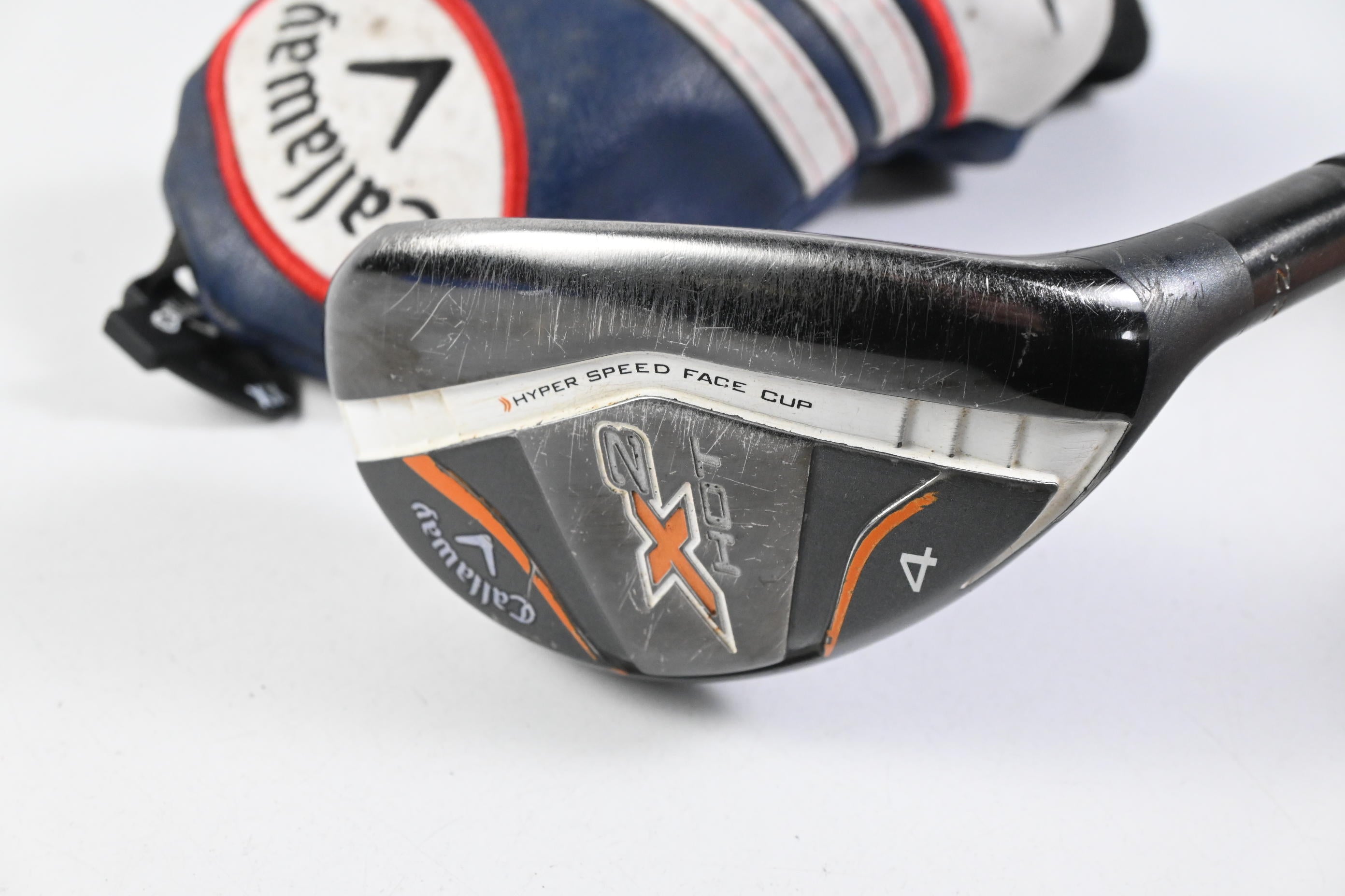 Callaway X2 Hot #4 Hybrid / 22 Degree / Regular Flex Aldila X2 Hot 60 Shaft