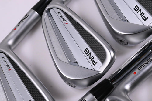 Ping I240 Irons / 5-PW / Red Dot / Regular Flex Ping AWT 3.0 Shafts