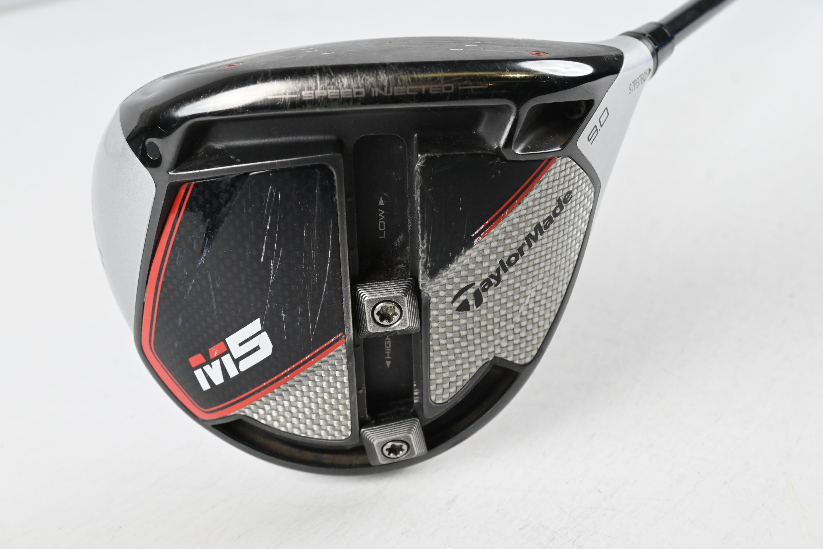 Taylormade M5 Tour Driver / 9 Degree / Stiff Flex Fujikura Atmos Silver 6 Shaft