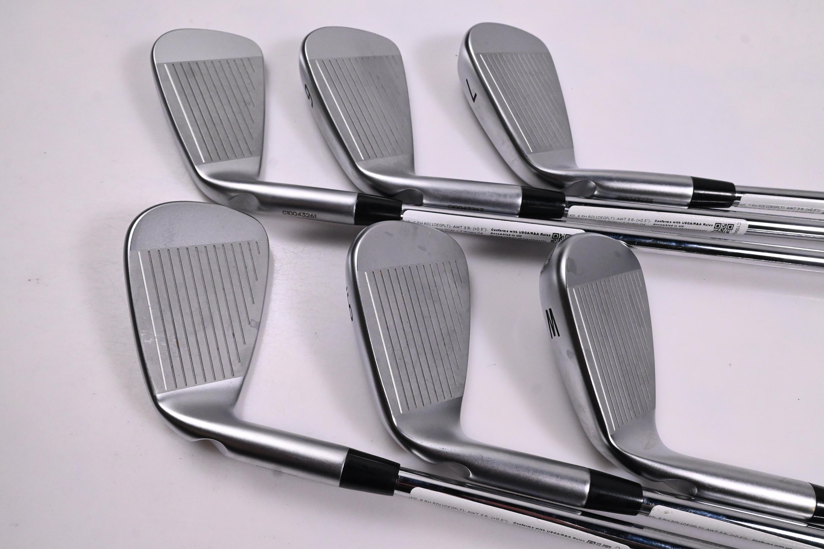 Ping I240 Irons / 5-PW / Red Dot / Regular Flex Ping AWT 3.0 Shafts