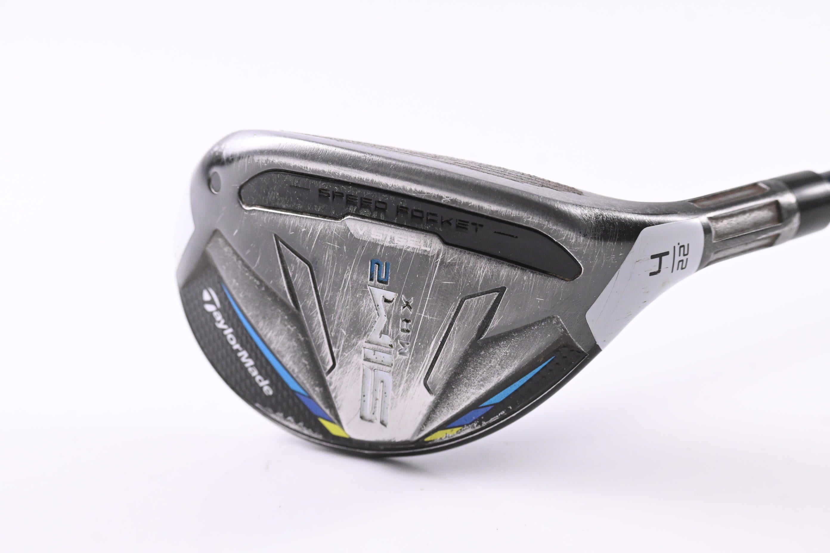 Taylormade SIM2 Max #4 Hybrid / 22 Degree / Stiff Flex Ventus Blue 7 Shaft