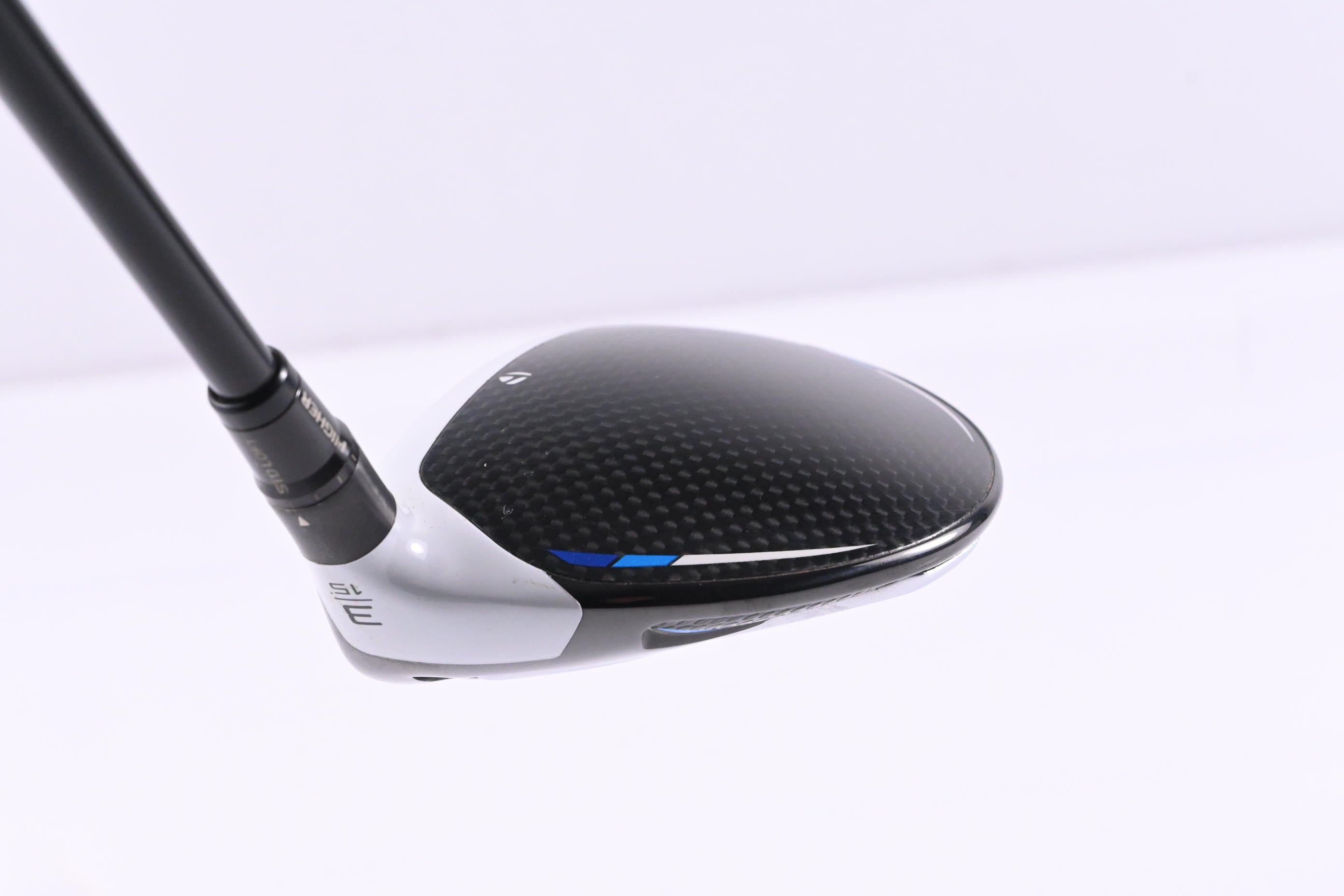 Taylormade SIM2 Ti #3 Wood / 15 Degree / Stiff Flex Tensei AV RAW Blue 65 Shaft