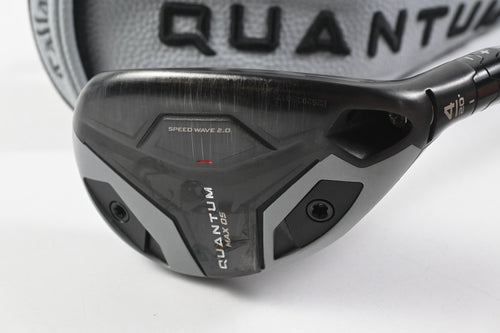 Callaway Quantum Max OS #4 Hybrid / 20 Degree / Stiff Flex Denali Frost Silver
