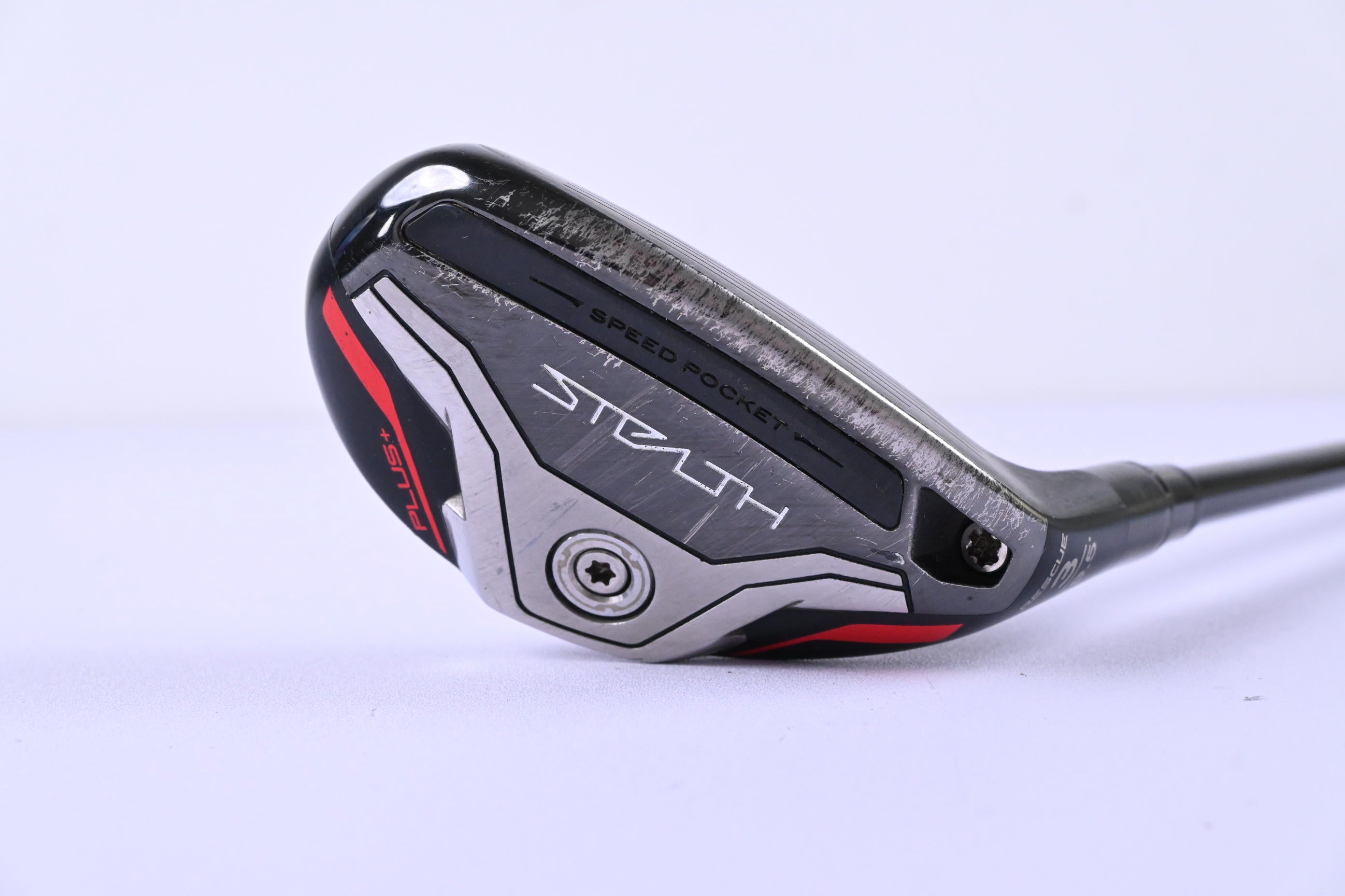 Taylormade Stealth Plus #3 Hybrid / 19.5 Degree / Stiff Flex Smoke Red RDX 80