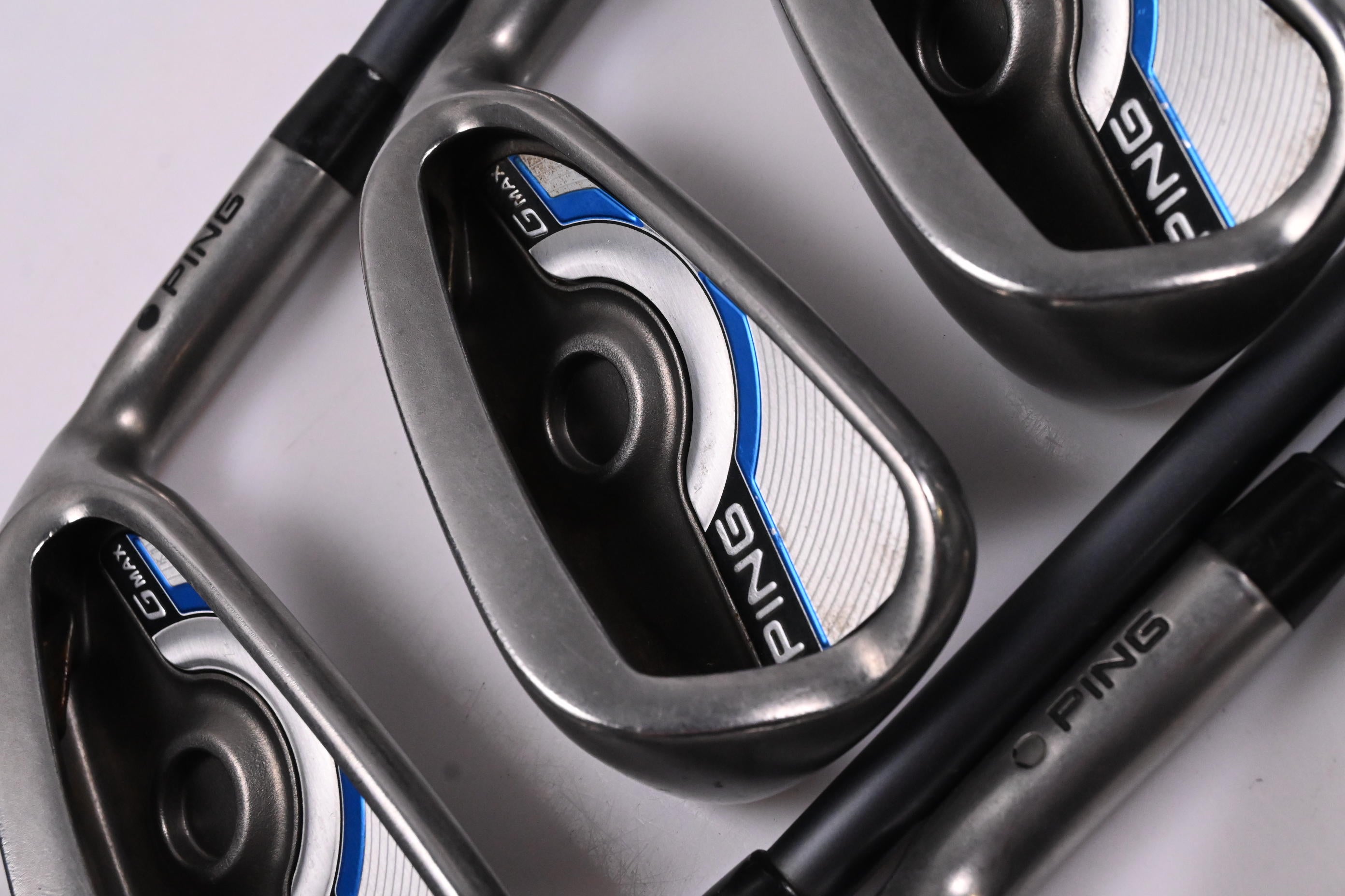 Ping GMax Irons / 6-PW+SW / Black Dot / Senior Flex Ping CFS 65 Shafts