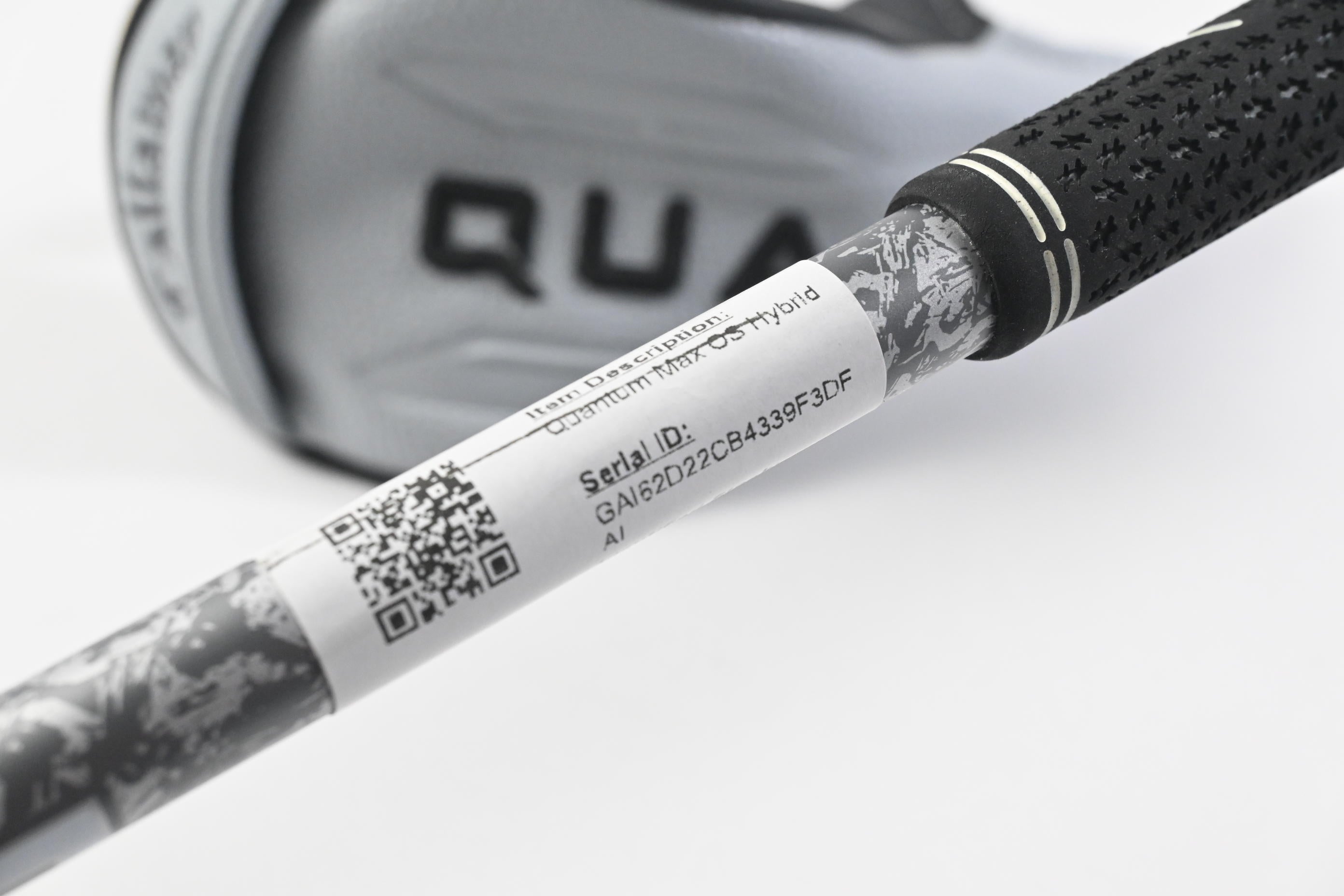 Callaway Quantum Max OS #4 Hybrid / 20 Degree / Stiff Flex Denali Frost Silver