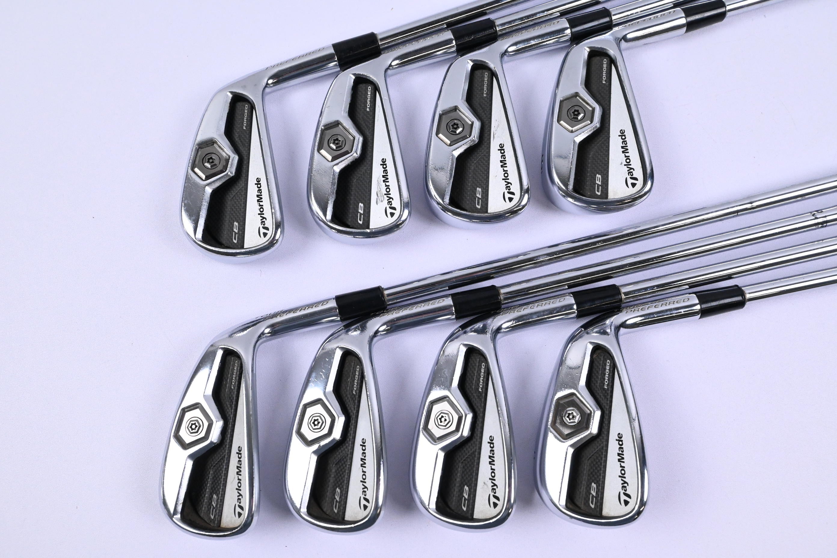 Taylormade Tour Preferred CB 2011 Irons / 3-PW / Stiff Flex Dynamic Gold Shafts