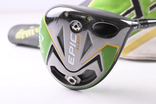 Callaway Epic Flash Sub Zero Driver / 9 Degree / Stiff Flex HZRDUS Smoke RDX 60