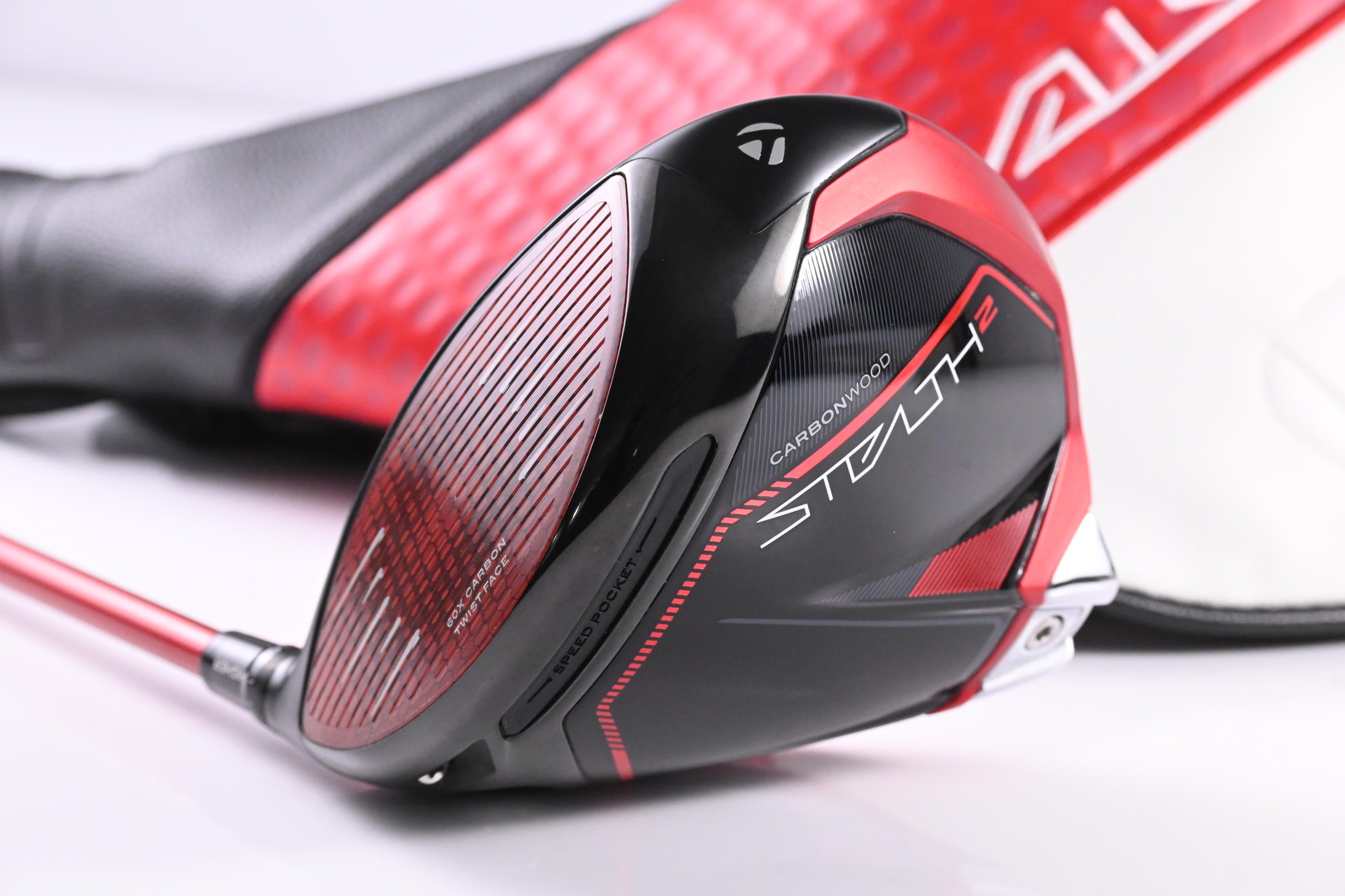 Left Hand Taylormade Stealth 2 HD Driver / 9 Degree / Stiff Flex Speeder NX Red