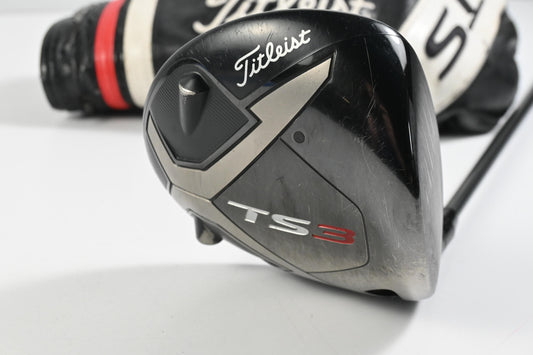 Titleist TS3 Driver / 10.5 Degree / Stiff Flex Hzrdus Smoke Black 60 Shaft