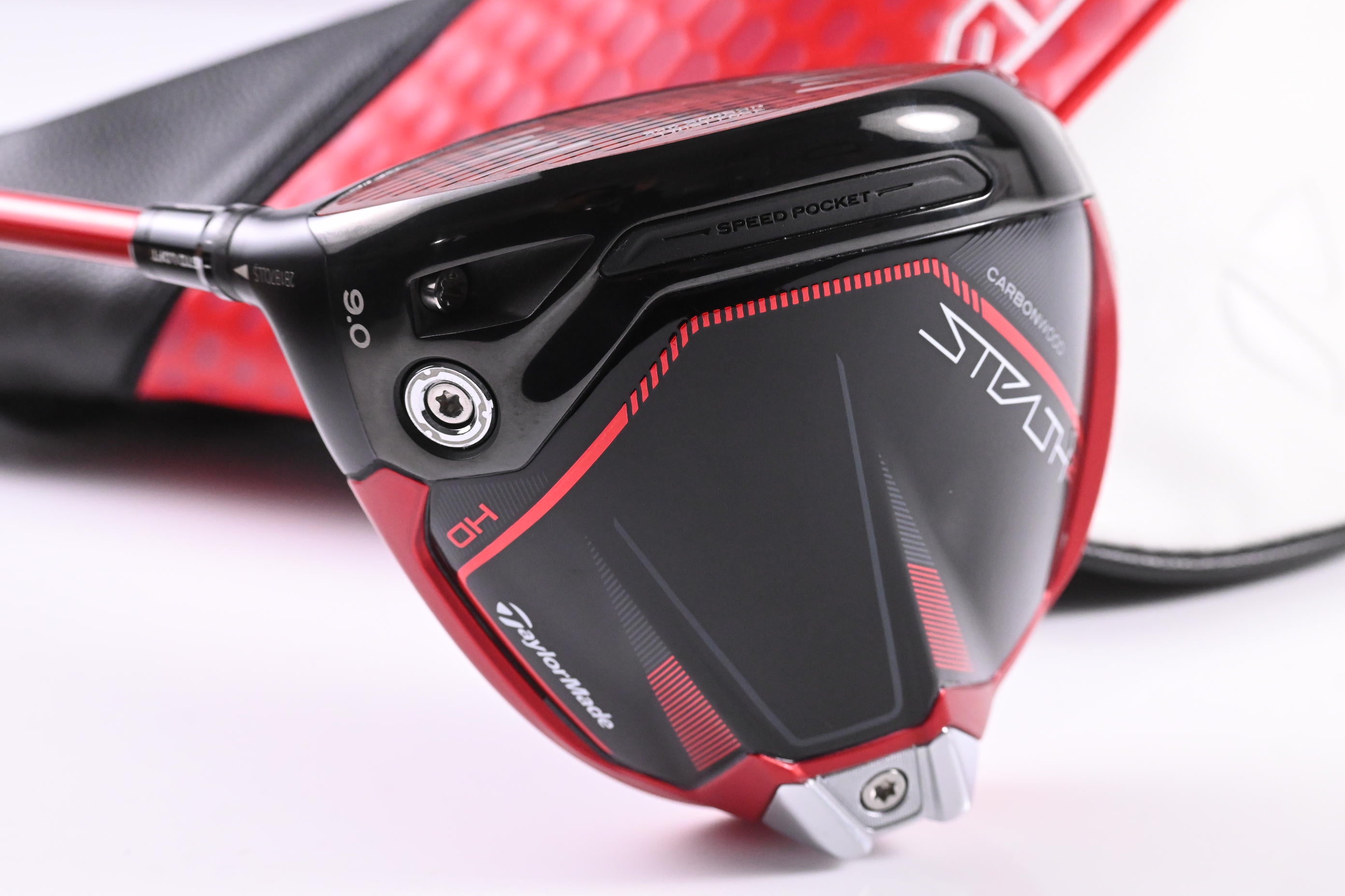 Left Hand Taylormade Stealth 2 HD Driver / 9 Degree / Stiff Flex Speeder NX Red