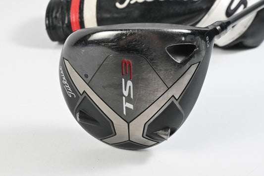 Titleist TS3 Driver / 10.5 Degree / Stiff Flex Hzrdus Smoke Black 60 Shaft