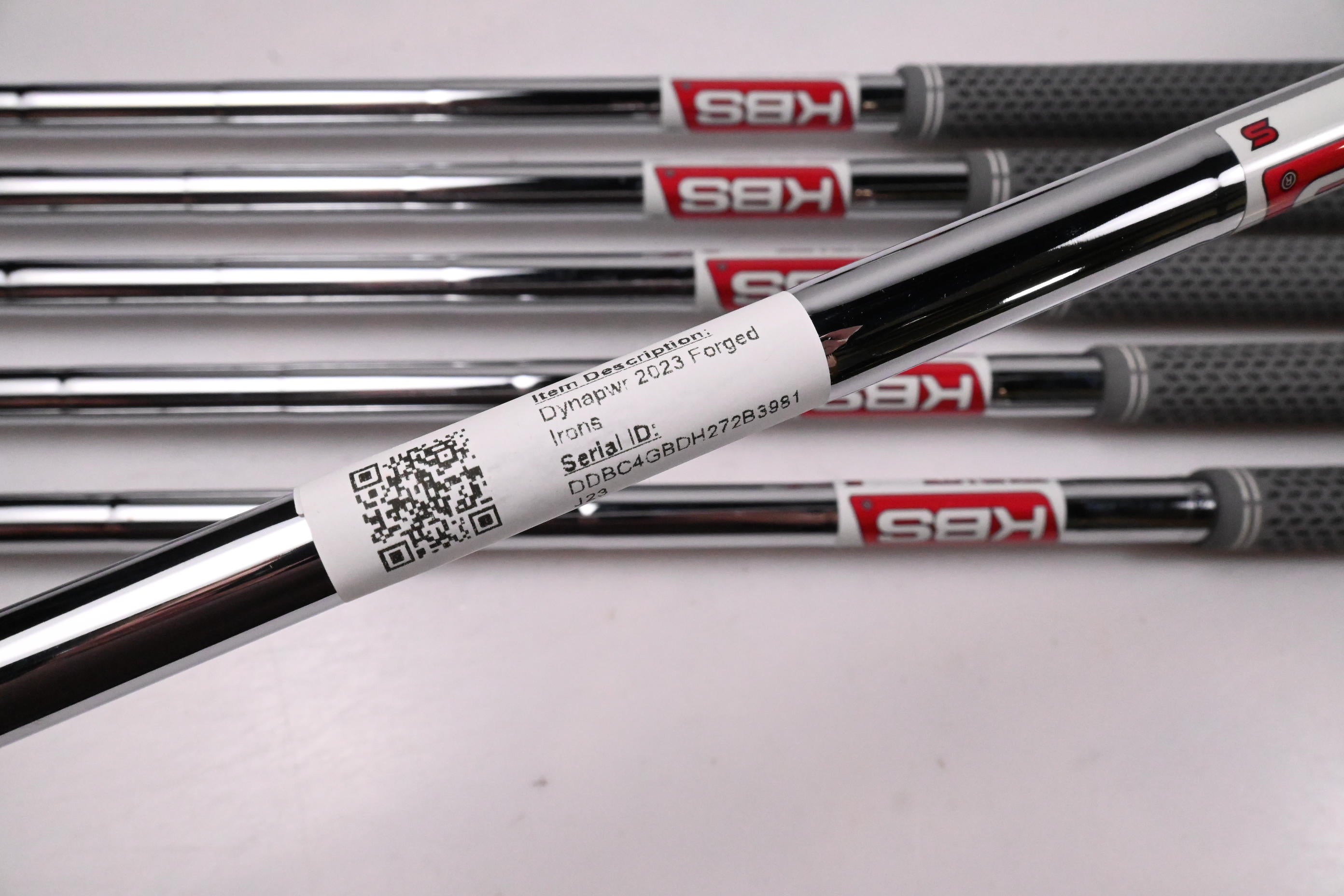 Wilson Dynapwr 2023 Forged Irons / 5-PW / Stiff Flex KBS Tour Lite Shafts