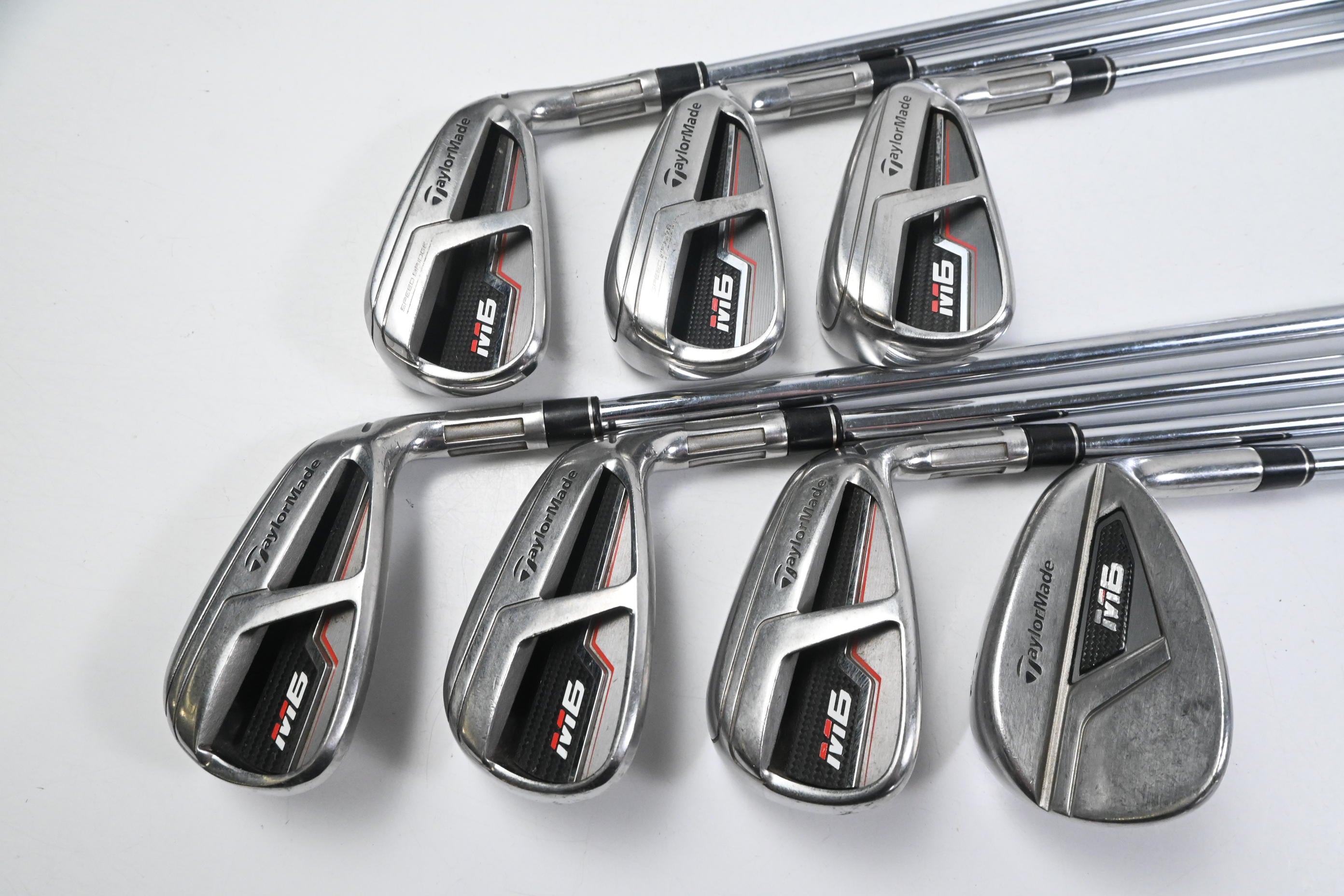 Taylormade M6 Irons / 5-PW+SW / Regular Flex KBS MAX 85 Shafts