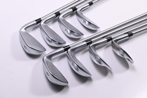 Left Hand Mizuno JPX 921 Hot Metal Irons / 5-PW+GW+SW / Regular Flex KBS Tour