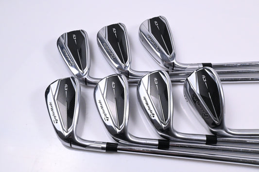 Left Hand Taylormade Qi Irons / 5-PW+SW / Stiff Flex KBS Max MT 85 Shaft