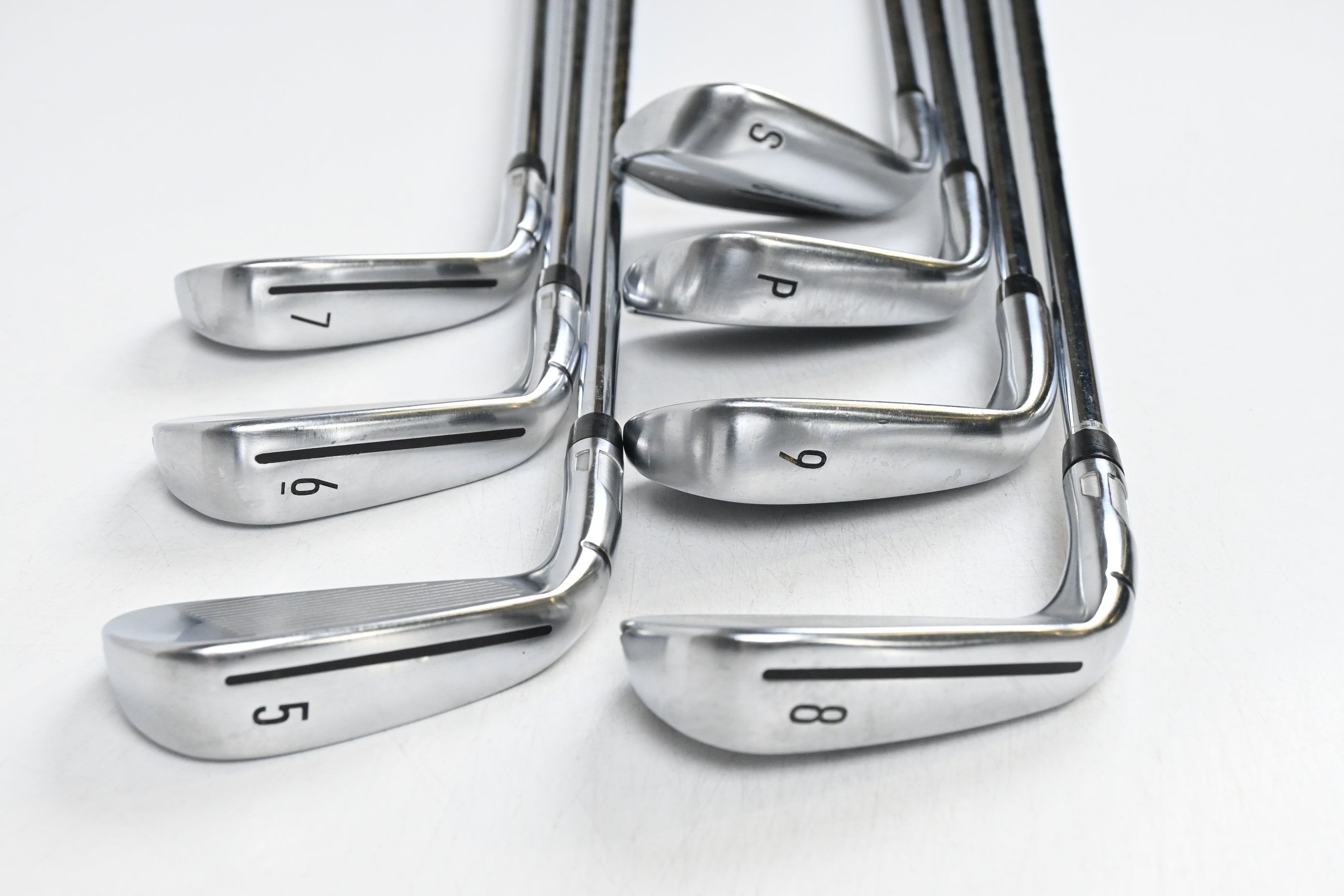 Taylormade Qi Irons / 5-PW+SW / Stiff Flex KBS MAX MT 85 Shafts
