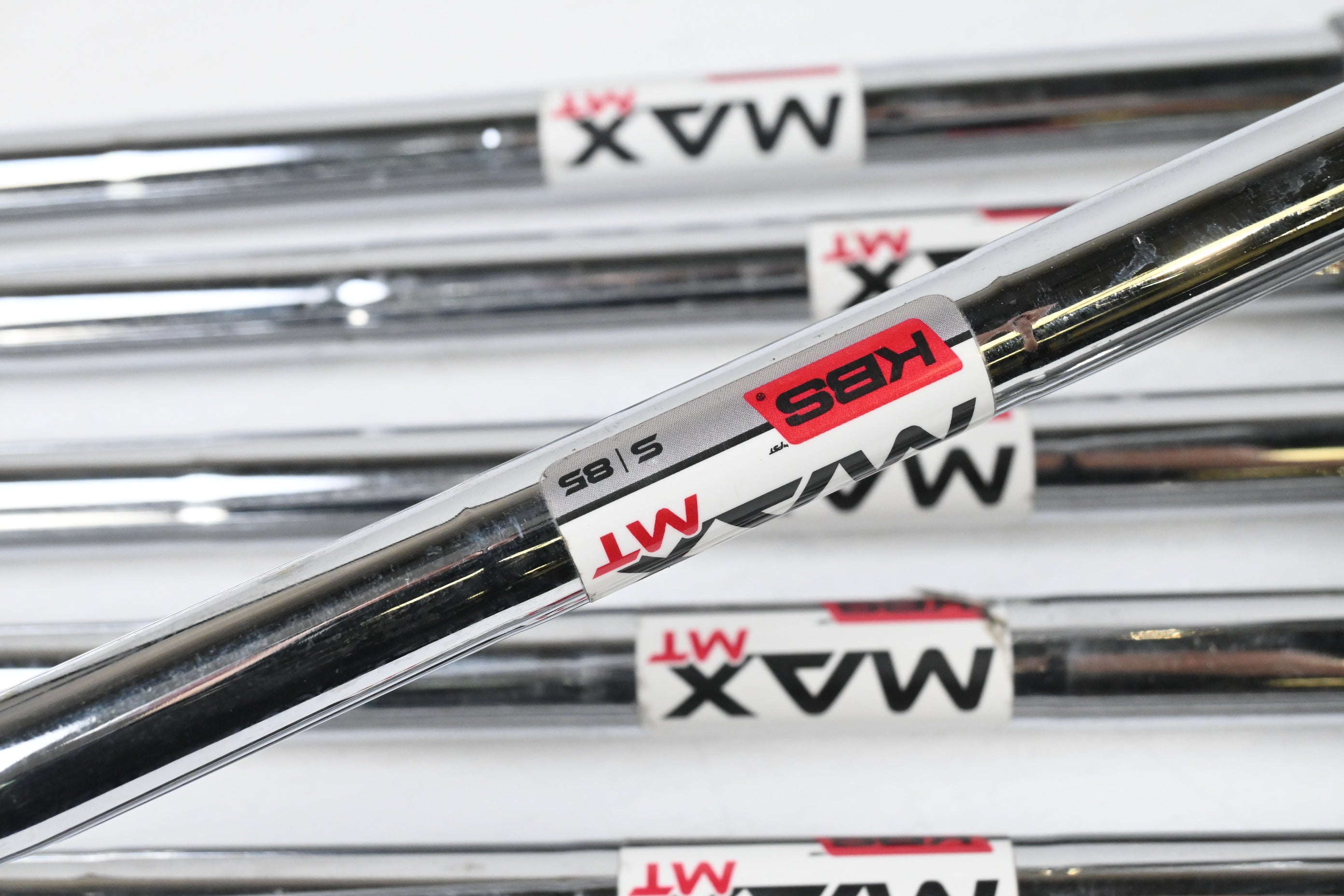 Taylormade Qi Irons / 5-PW+SW / Stiff Flex KBS MAX MT 85 Shafts