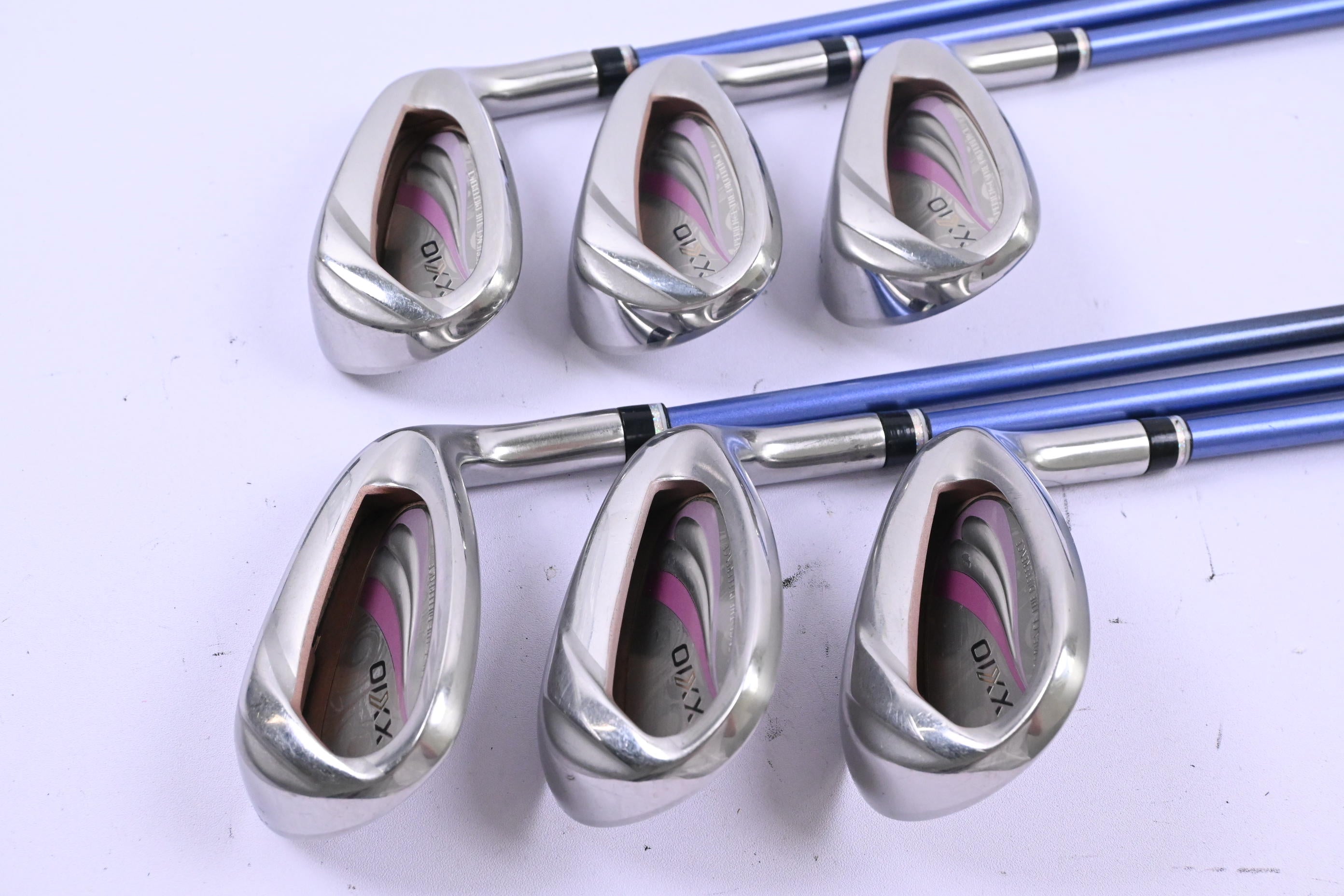 Ladies XXIO Eleven Irons / 7-PW+GW+SW / Ladies Flex XXIO MP 1100 36 Shafts