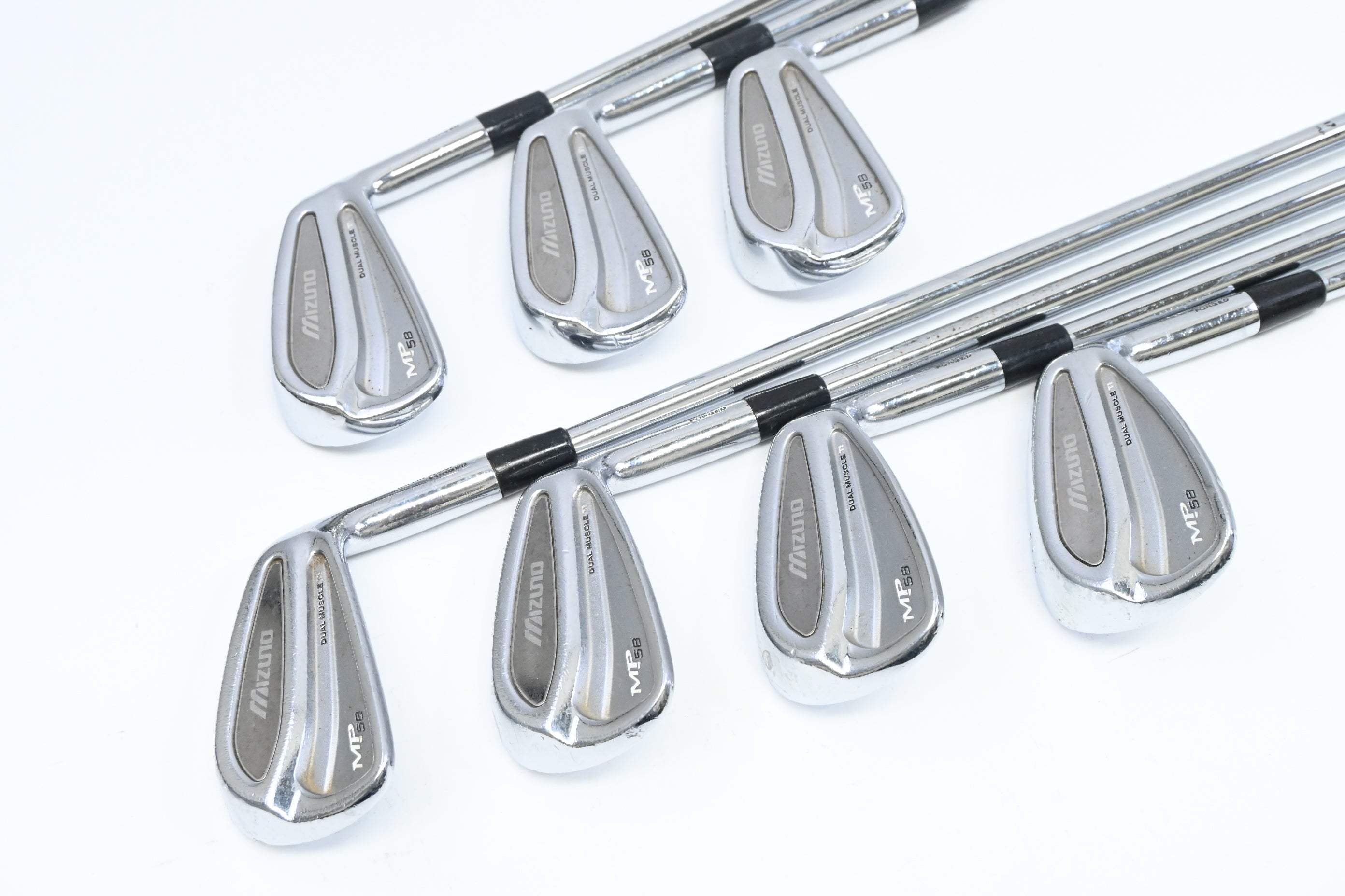 Mizuno MP-58 Irons / 4-PW / Regular Flex Dynalite Gold R300 Shafts