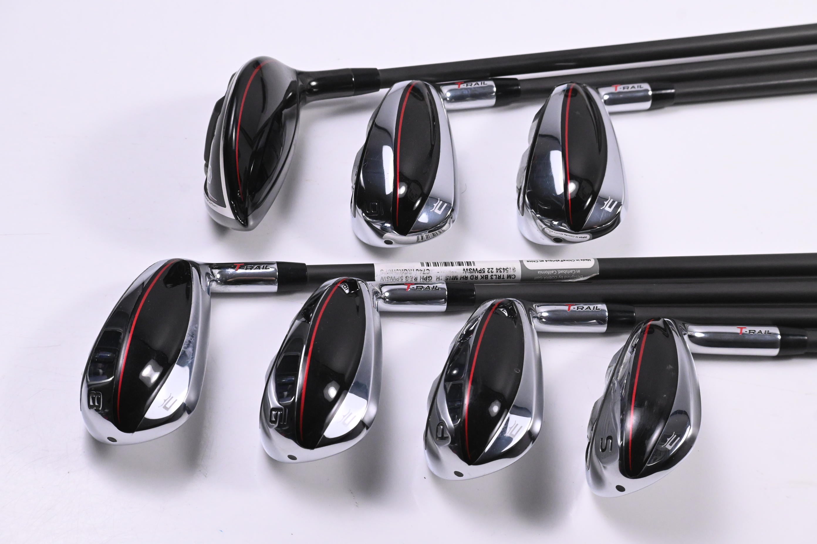 Cobra T-Rail 2023 Irons / 5H+6-PW+SW / Regular Flex Cobra Ultralite 50 Shafts