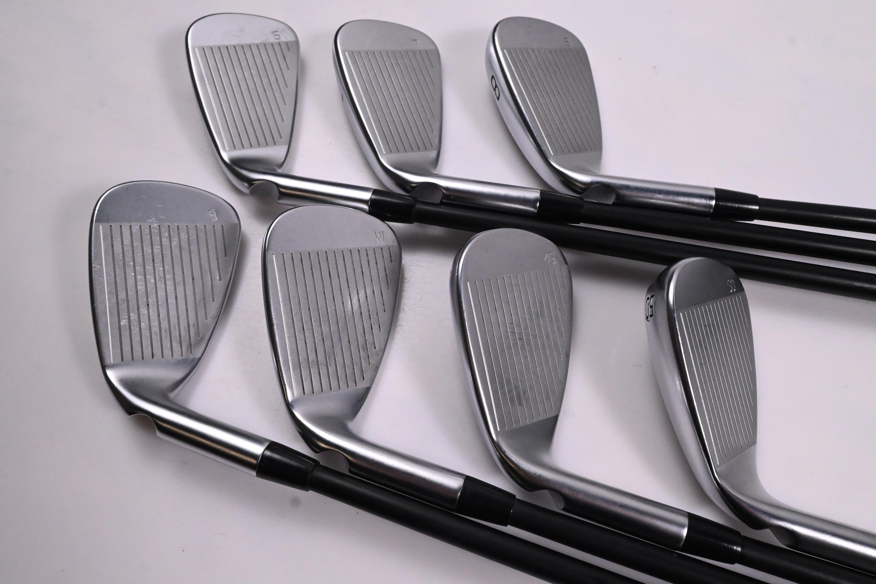 Ping G430 Irons / 6-PW+45°+50° / Orange Dot / Regular Flex Ping Alta CB Black