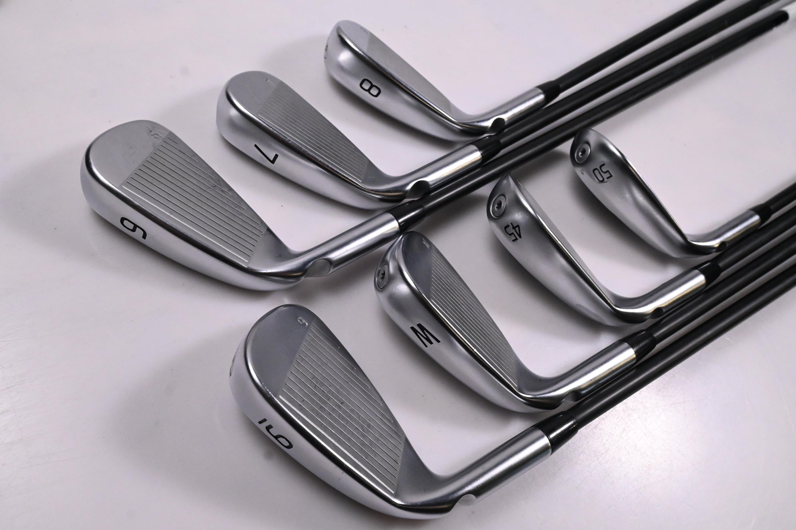 Ping G430 Irons / 6-PW+45°+50° / Orange Dot / Regular Flex Ping Alta CB Black