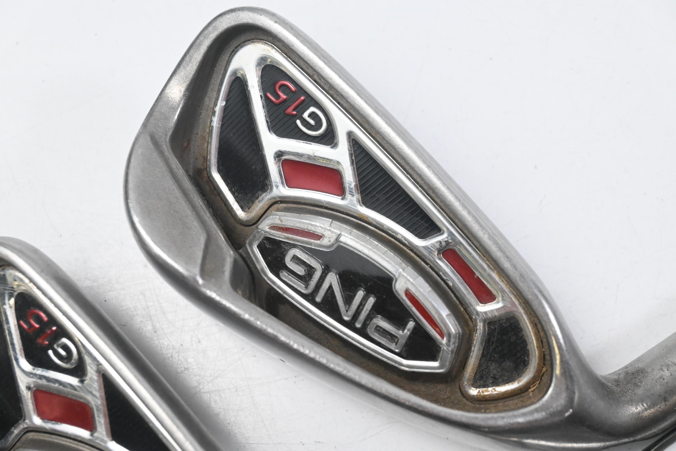 Left Hand Ping G15 Irons / 6-PW / Black Dot / Regular Flex Ping AWT Shafts