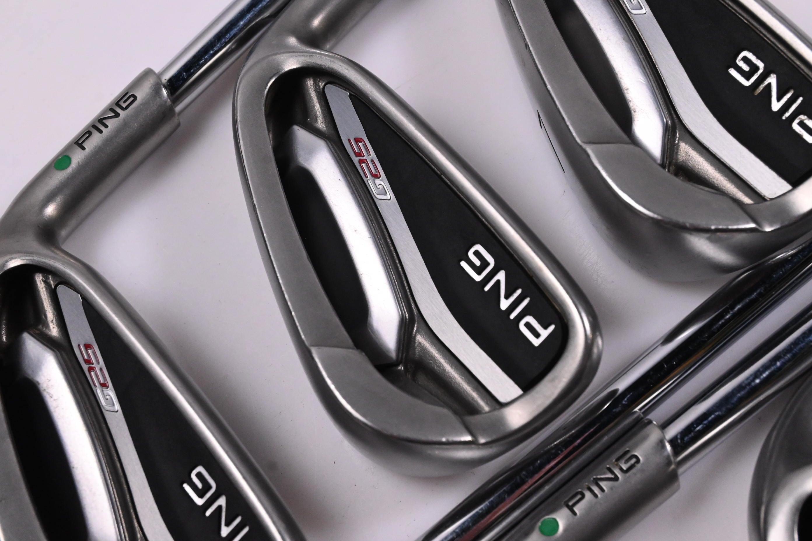 Ping G25 Irons / 5-PW+SW / Green Dot / Stiff Flex Ping CFS Shafts