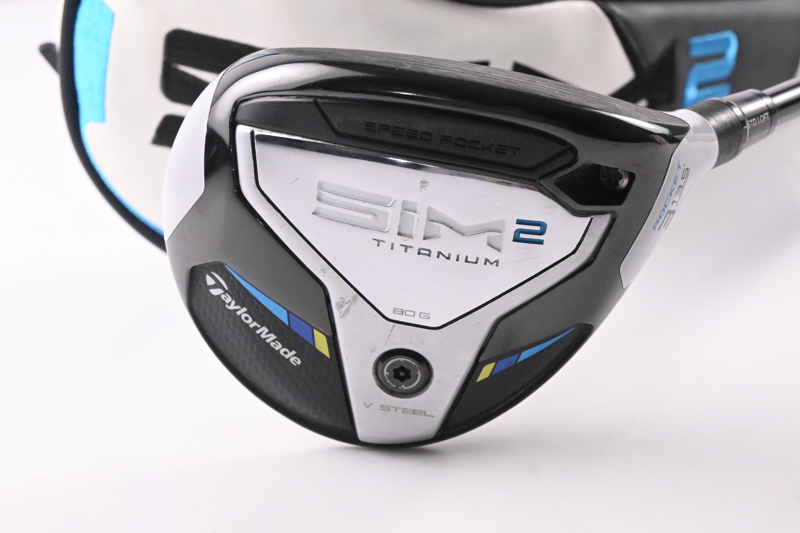 Taylormade SIM2 Ti Rocket #3 Wood / 13.5 Degree / Stiff Flex Tensei AV Raw Blue