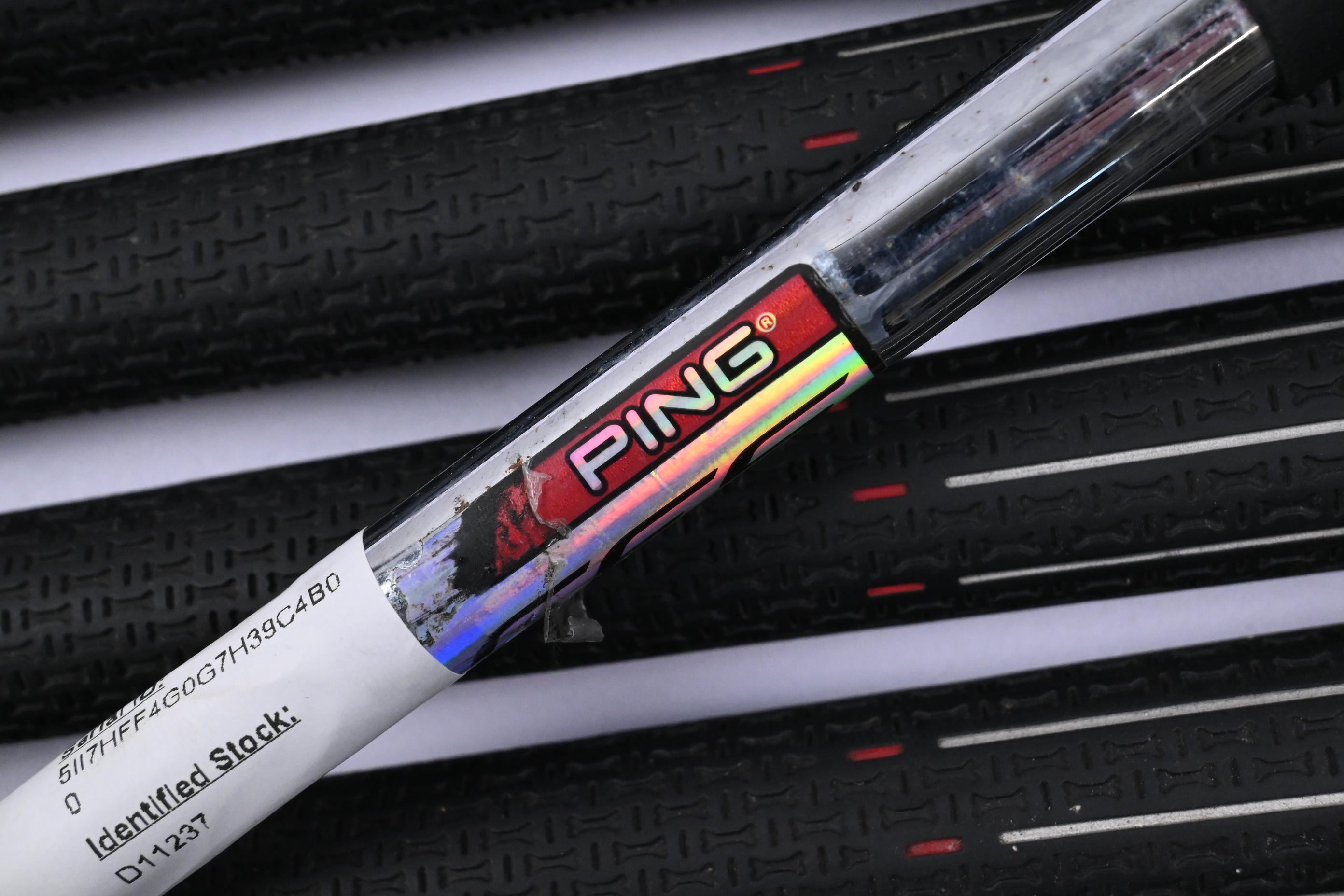 Ping G20 Irons / 4-PW+SW / White Dot / Regular Flex Ping CFS Shafts
