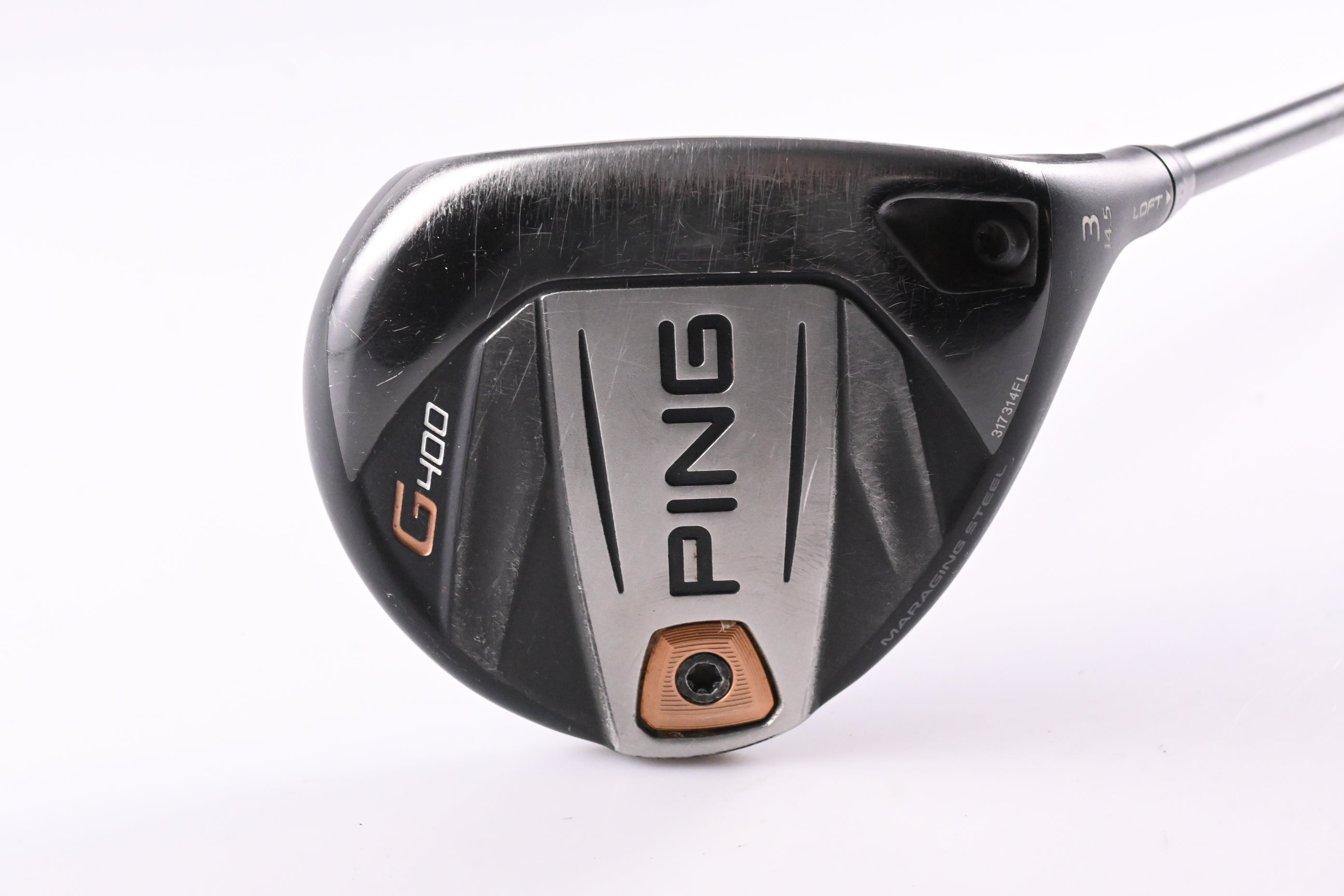Ping G400 #3 Wood / 14.5 Degree / Stiff Flex Hzrdus Yellow 76 Shaft