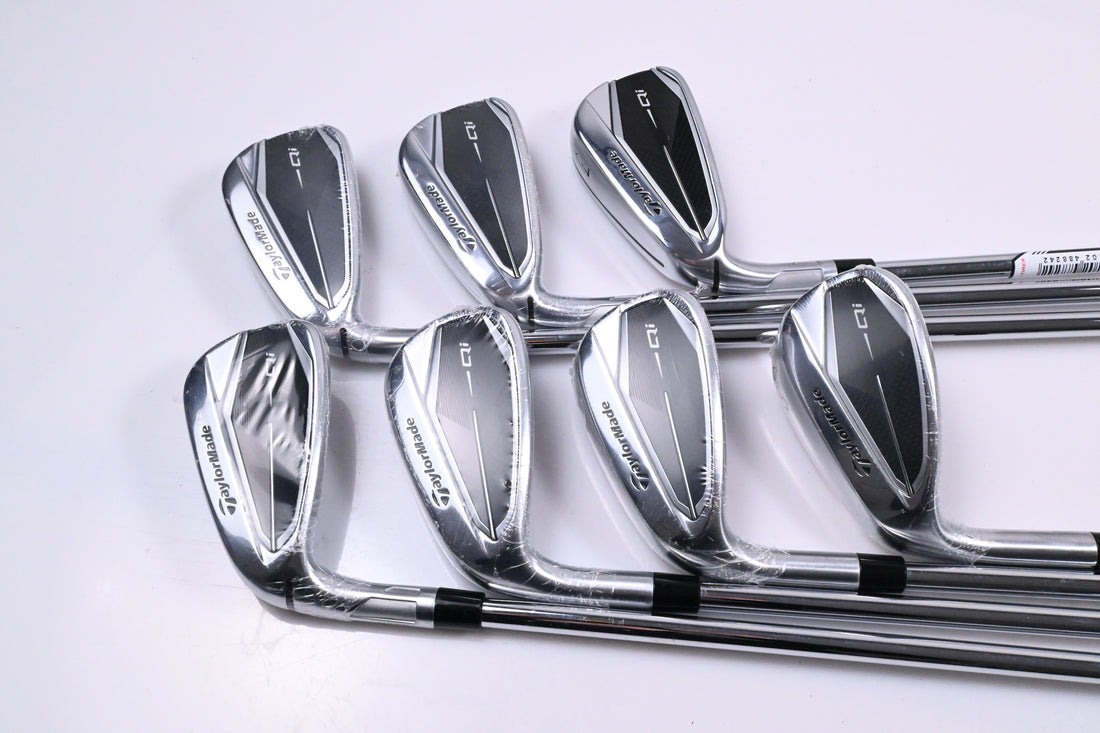 Left Hand Taylormade Qi Irons / 5-PW+SW / Regular Flex KBS Max MT 85 Shafts