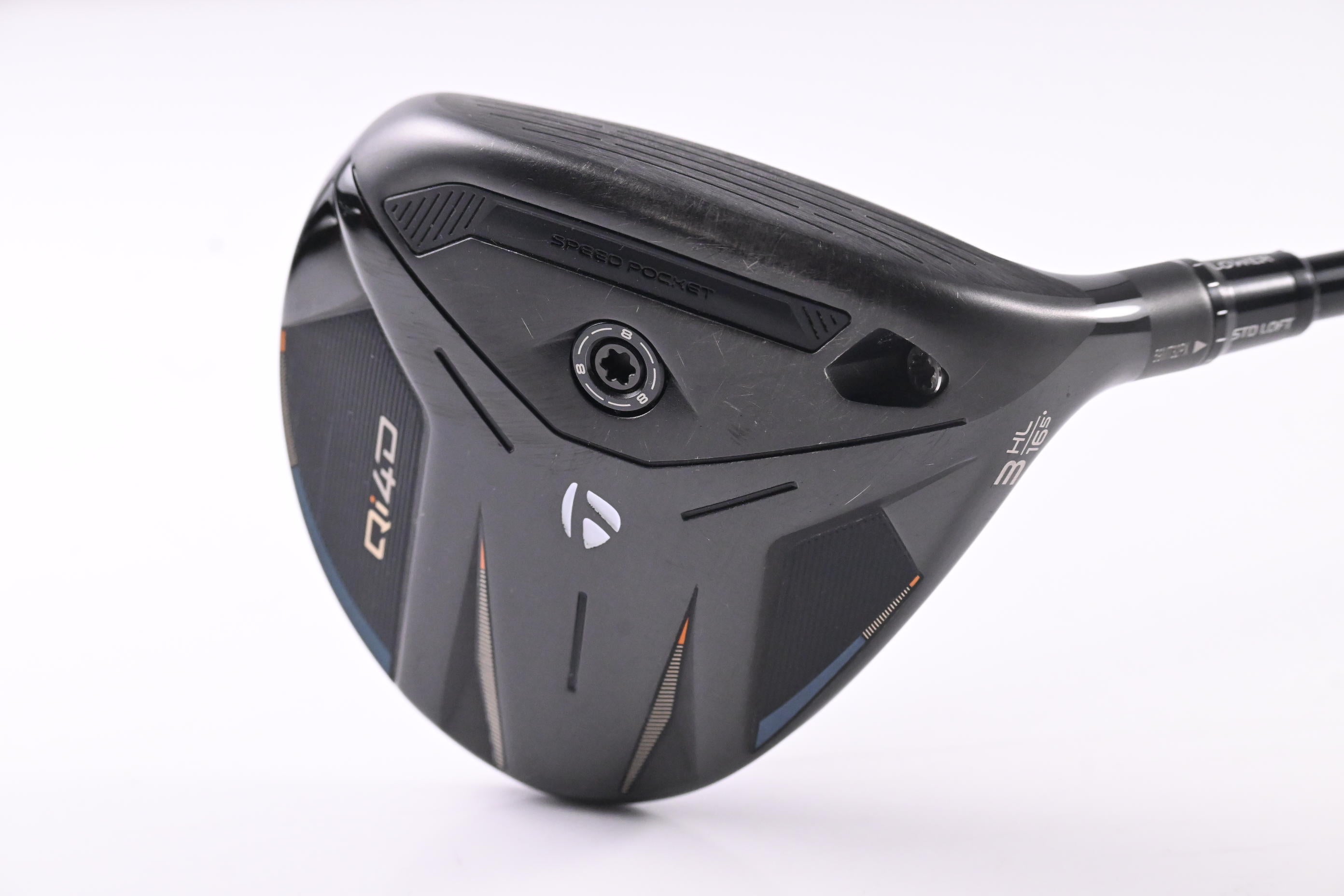 Taylormade Qi4D #3HL Wood / 16.5 Degree / Stiff Flex Speeder MD 6 Shaft