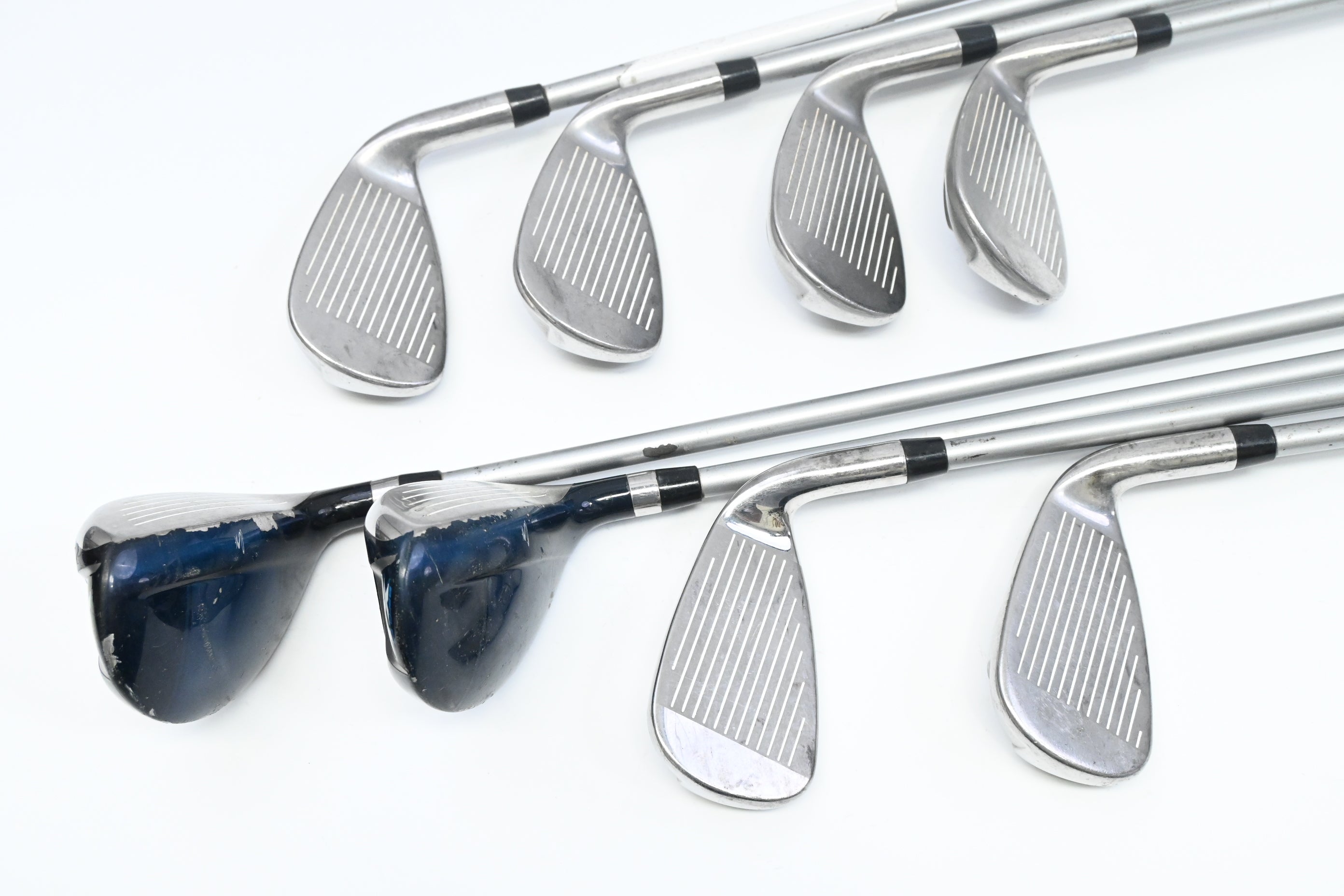Left Hand Cobra Baffler XL Hybrid Combo Irons / 4H+5H+6-PW+SW / Regular Flex