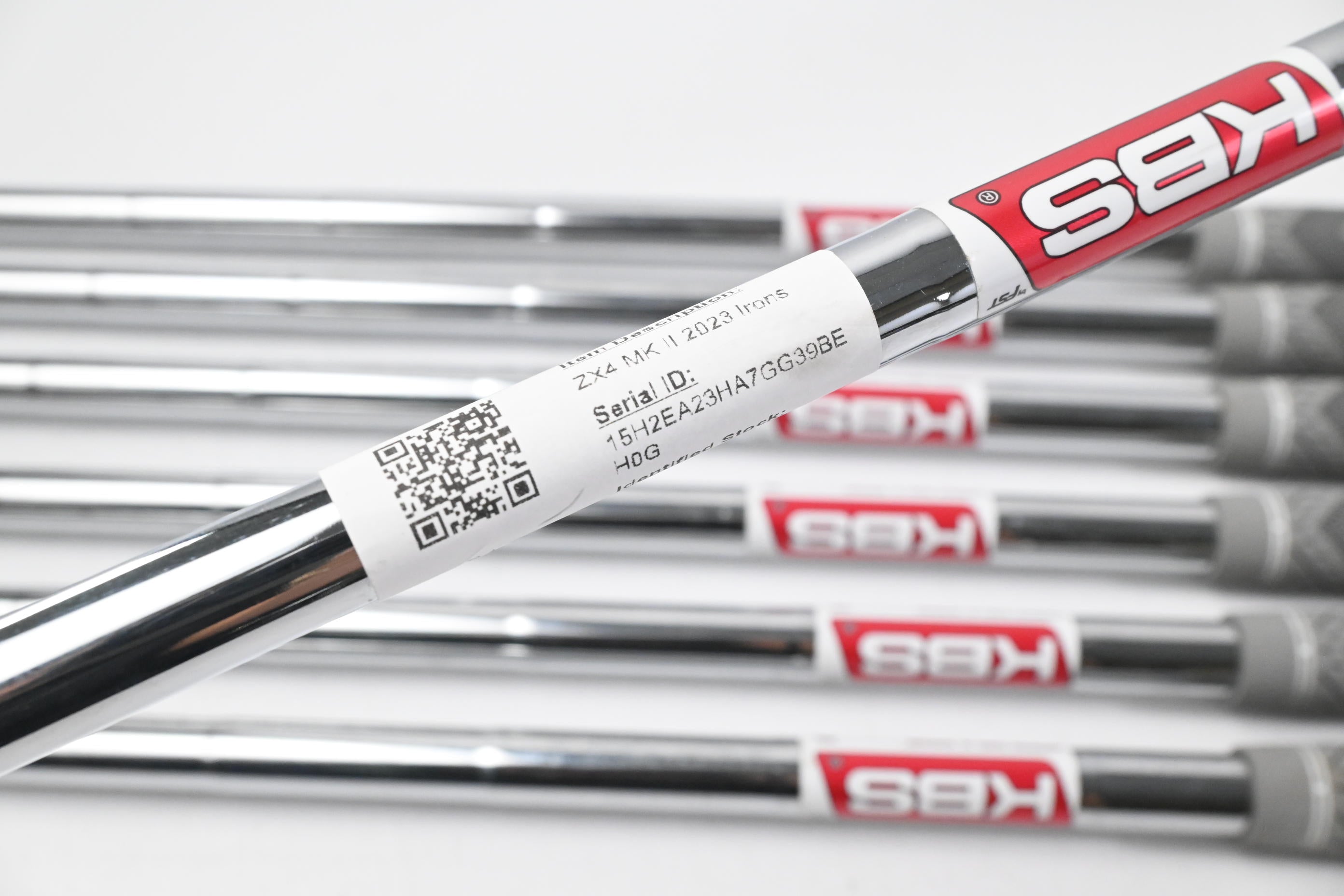 Srixon ZX4 MK II Irons 2023 / 5-PW+GW / Regular Flex KBS Tour Lite Shafts