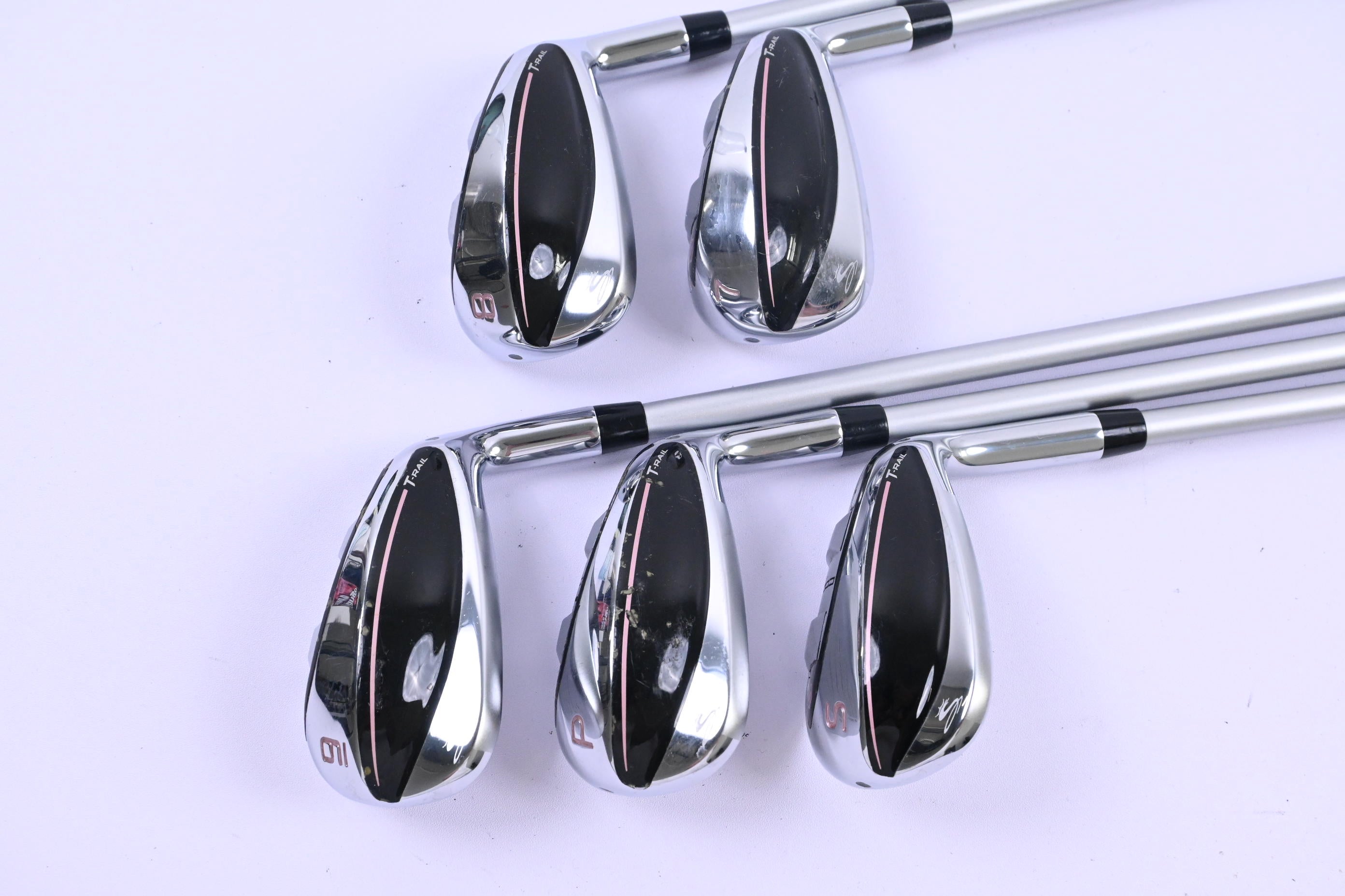 Ladies Cobra T-Rail 2023 Irons / 7-PW+SW / Ladies Flex Cobra Ultralite 45 Shafts