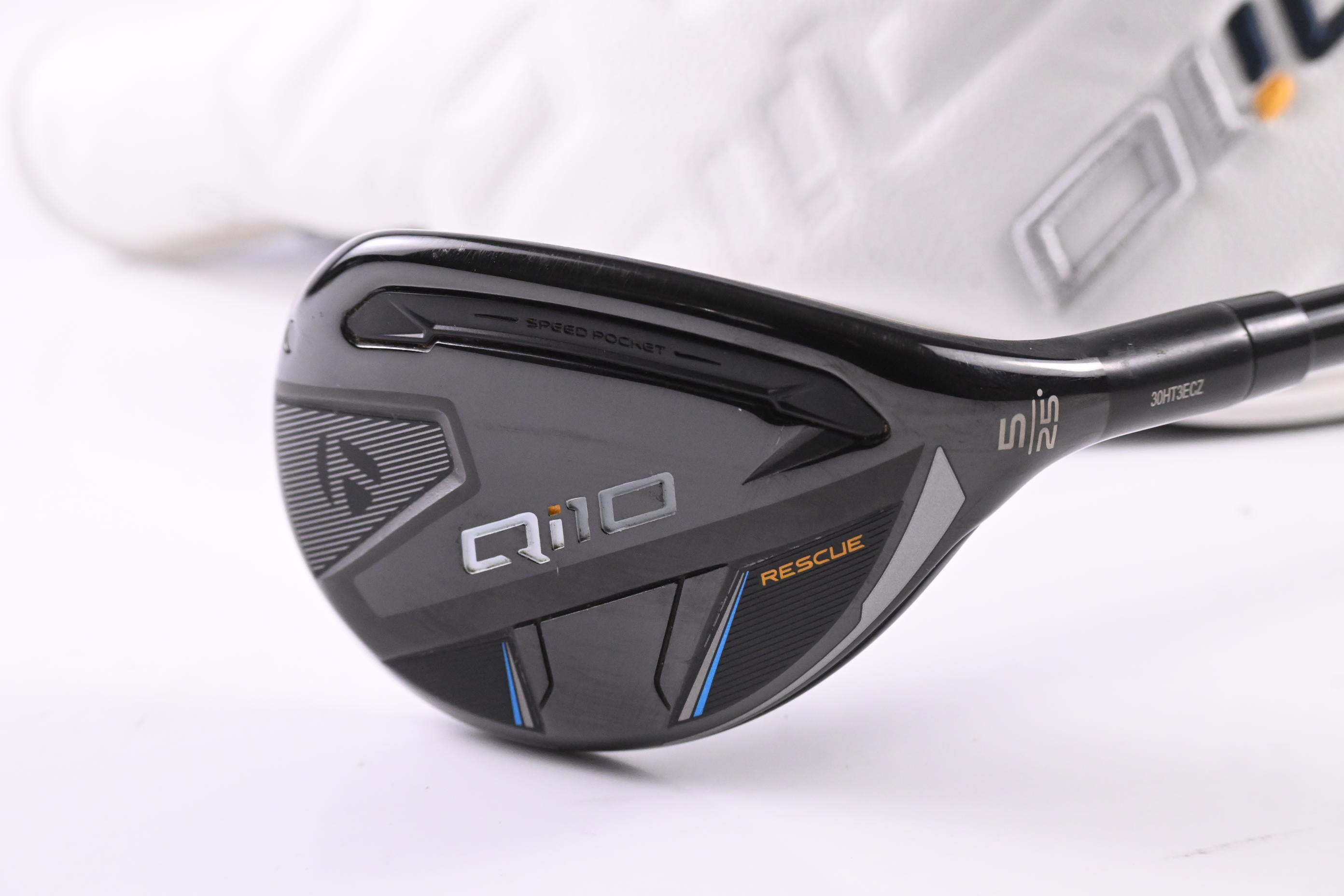 Taylormade Qi10 #5 Hybrid / 25 Degree / Regular Flex Ventus TR Blue 6 Shaft