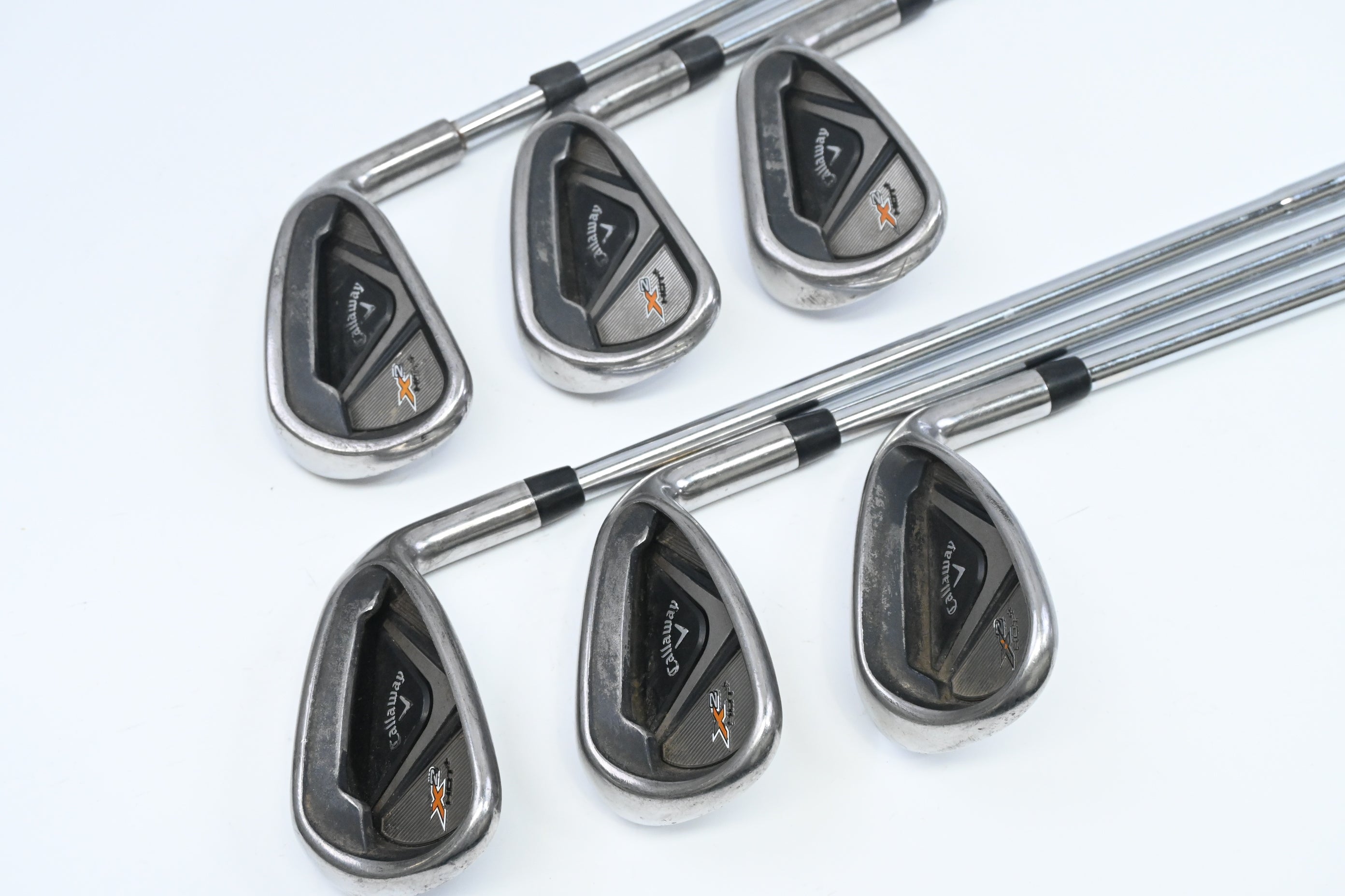 Callaway X2 Hot Irons / 6-PW+SW / Regular Flex Callaway X2 Hot Shafts