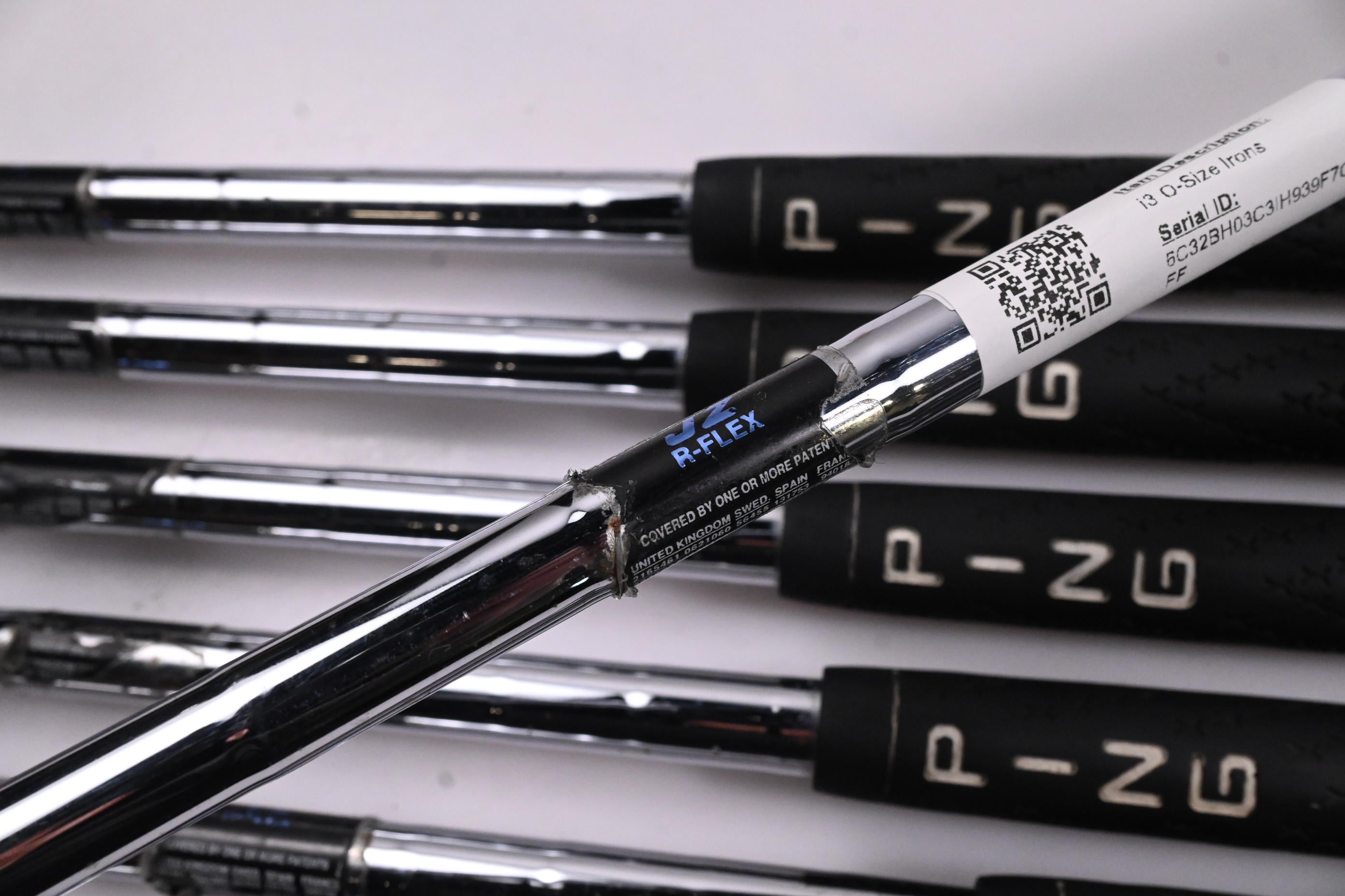 Ping i3 O-Size Irons / 3-PW / Blue Dot / Regular Flex Ping JZ Shafts