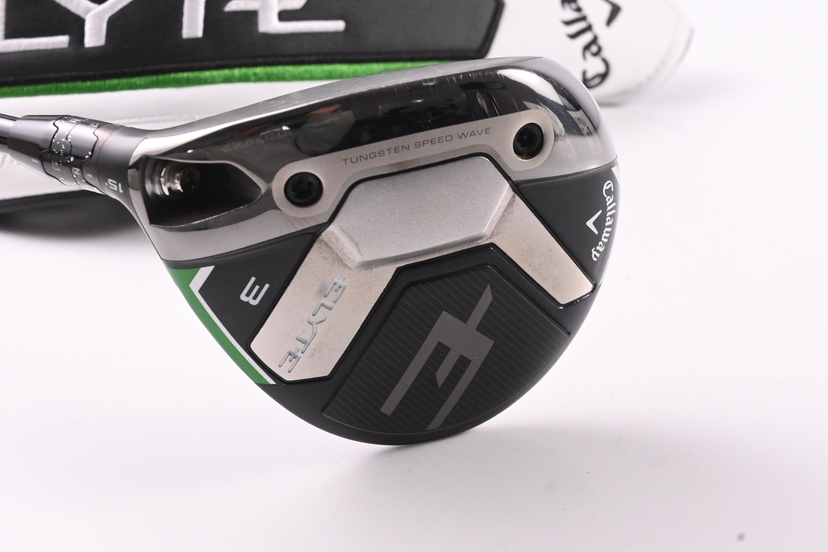 Left Hand Tour Issue Callaway Elyte #3 Wood / 15 Degree / Regular Flex Kai'Li 65