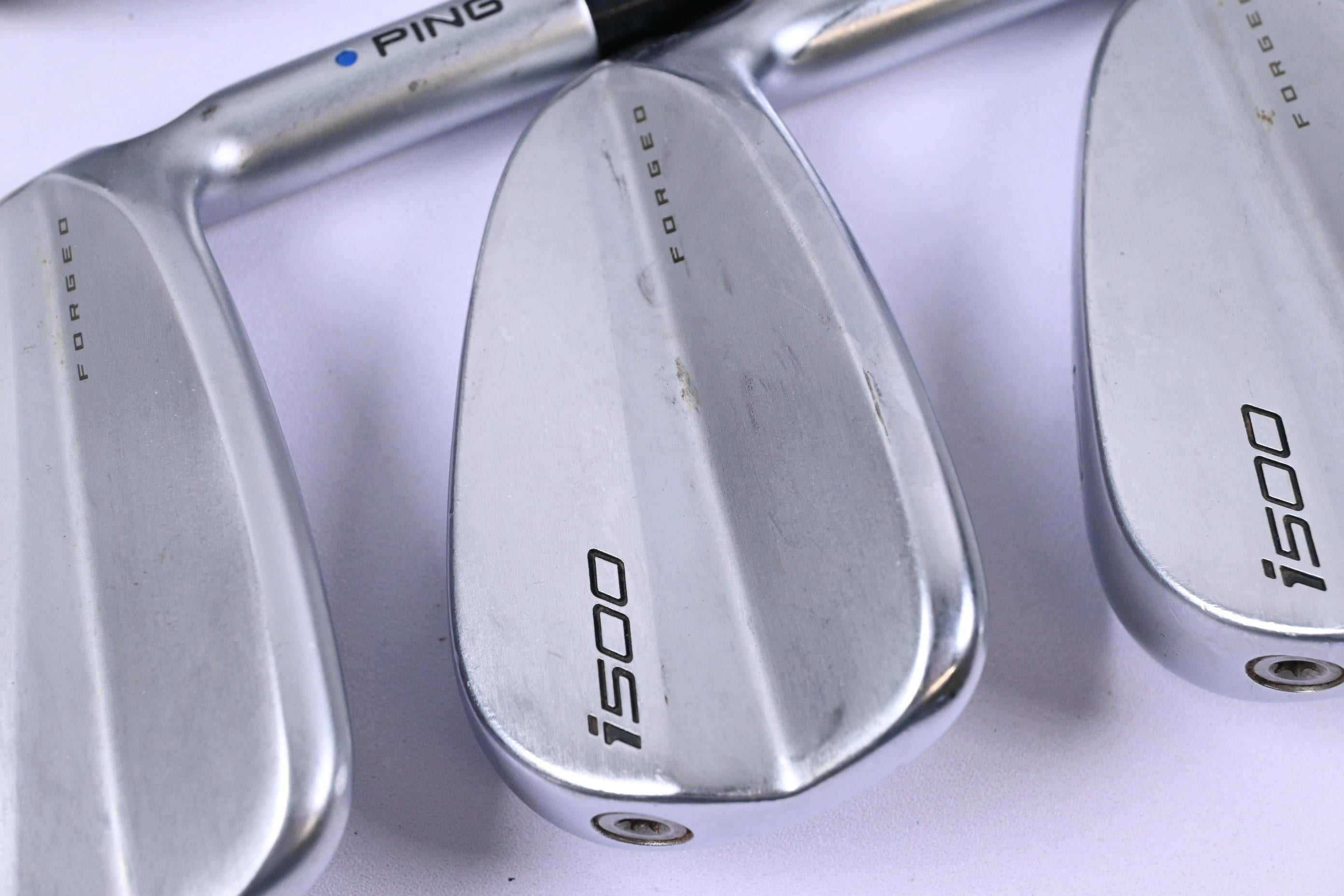 Ping i500 Irons / 5-PW / Blue Dot / Stiff Flex Dynamic Gold 120 S300 Shafts