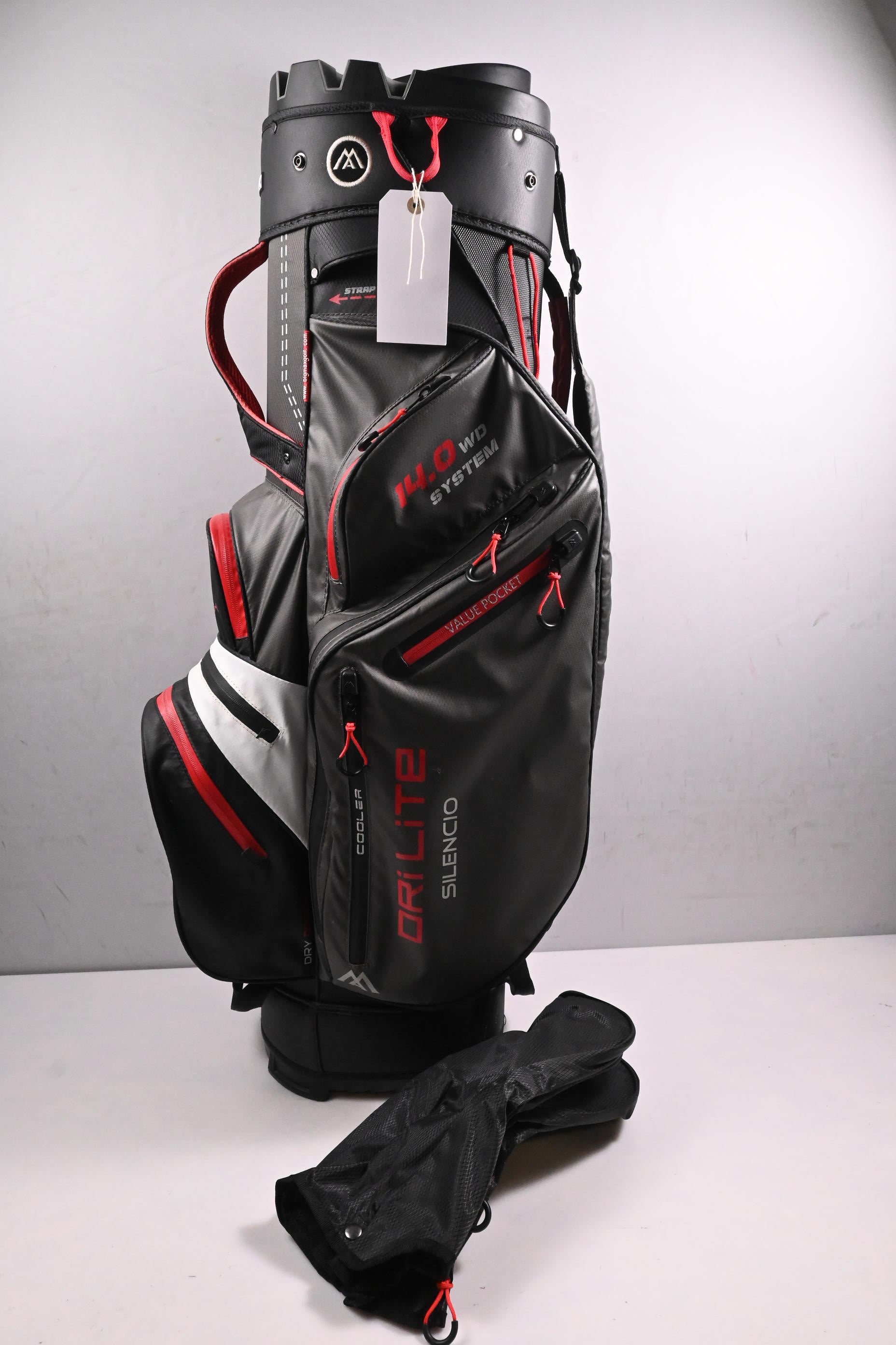 Big Max 14.0 WD System Silenco Cart Bag / 14-Way Divider / Grey