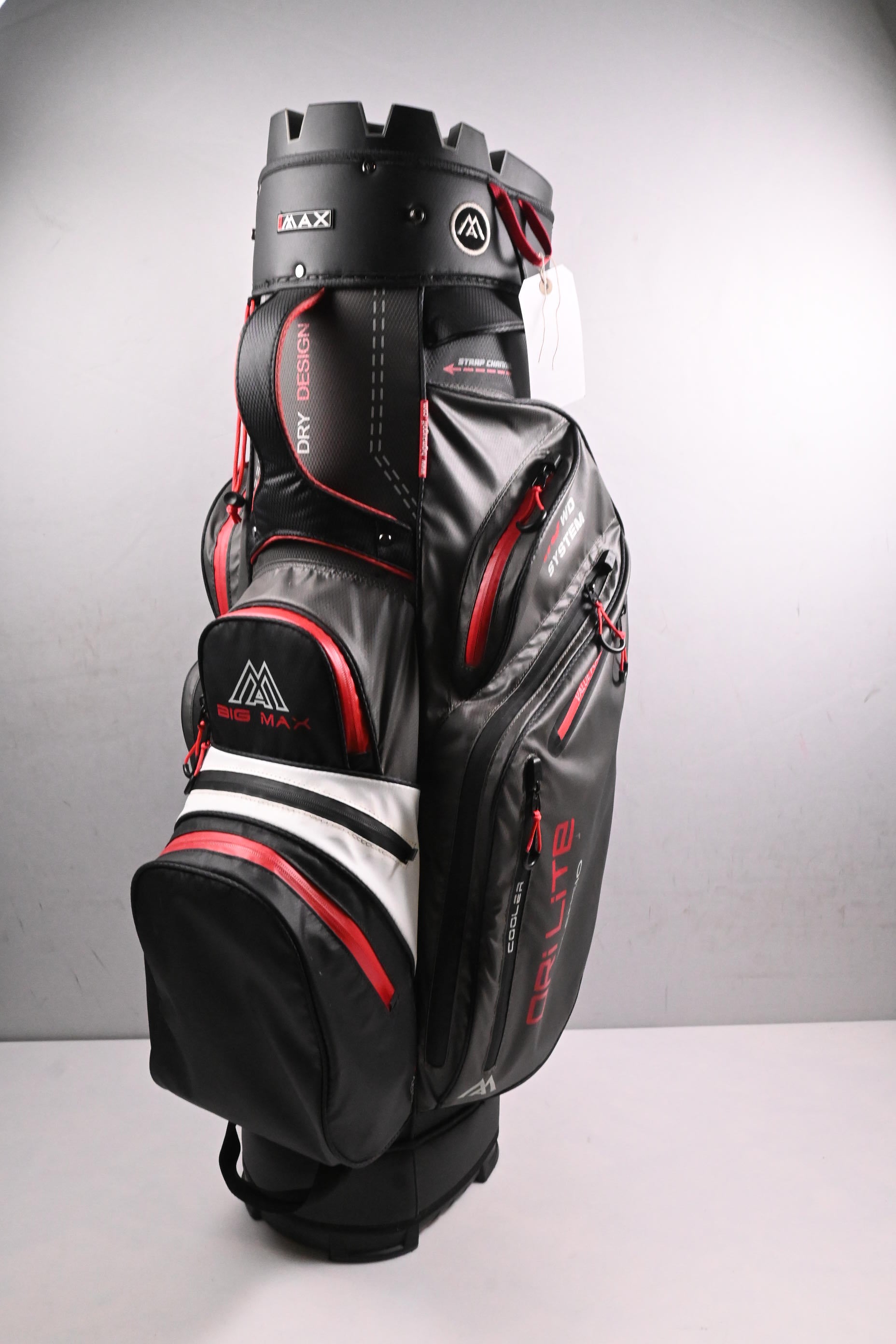 Big Max 14.0 WD System Silenco Cart Bag / 14-Way Divider / Grey