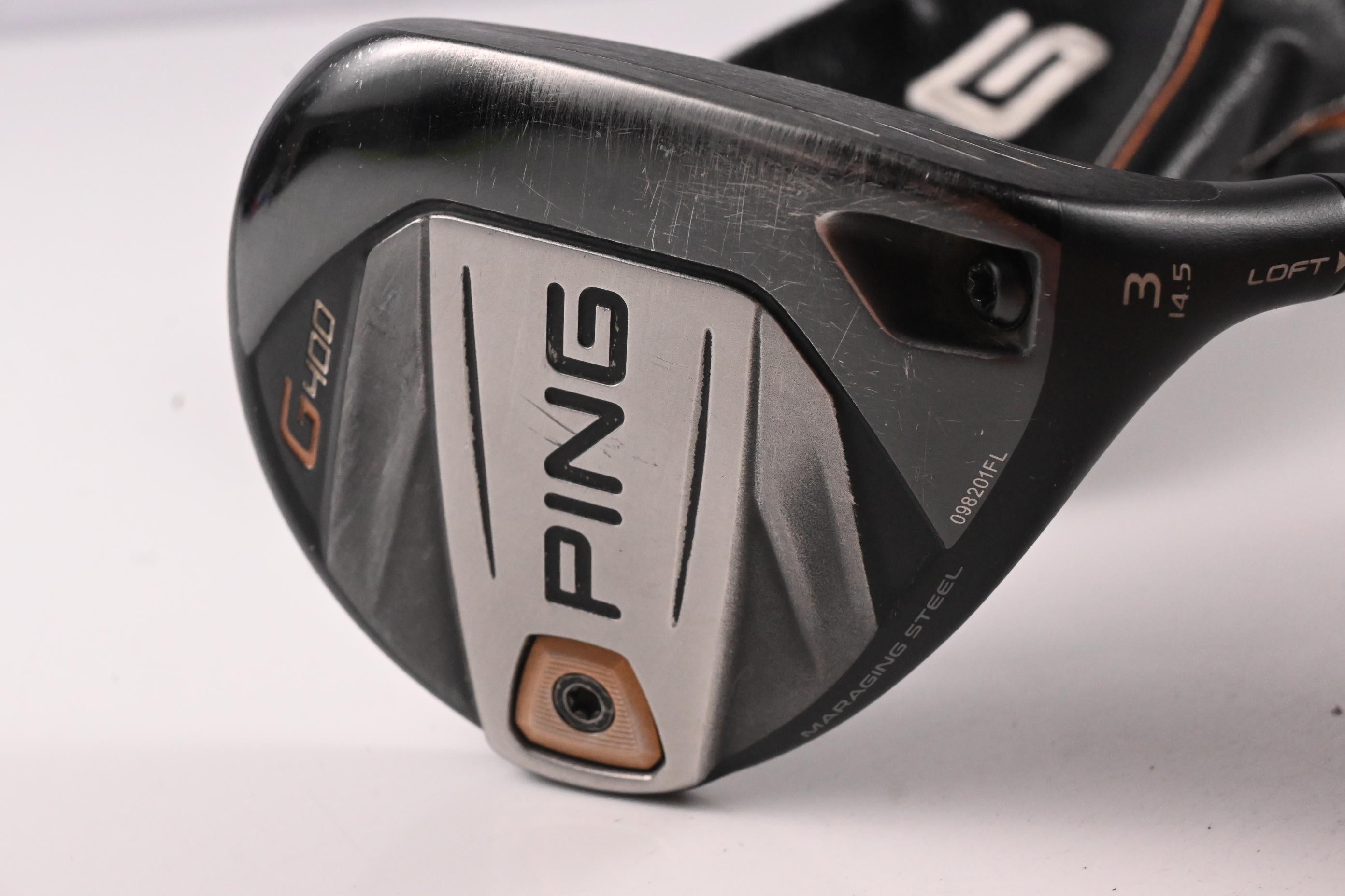 Ping G400 #3 Wood / 14.5 Degree / Regular Flex Ping Alta CB 65 Shaft