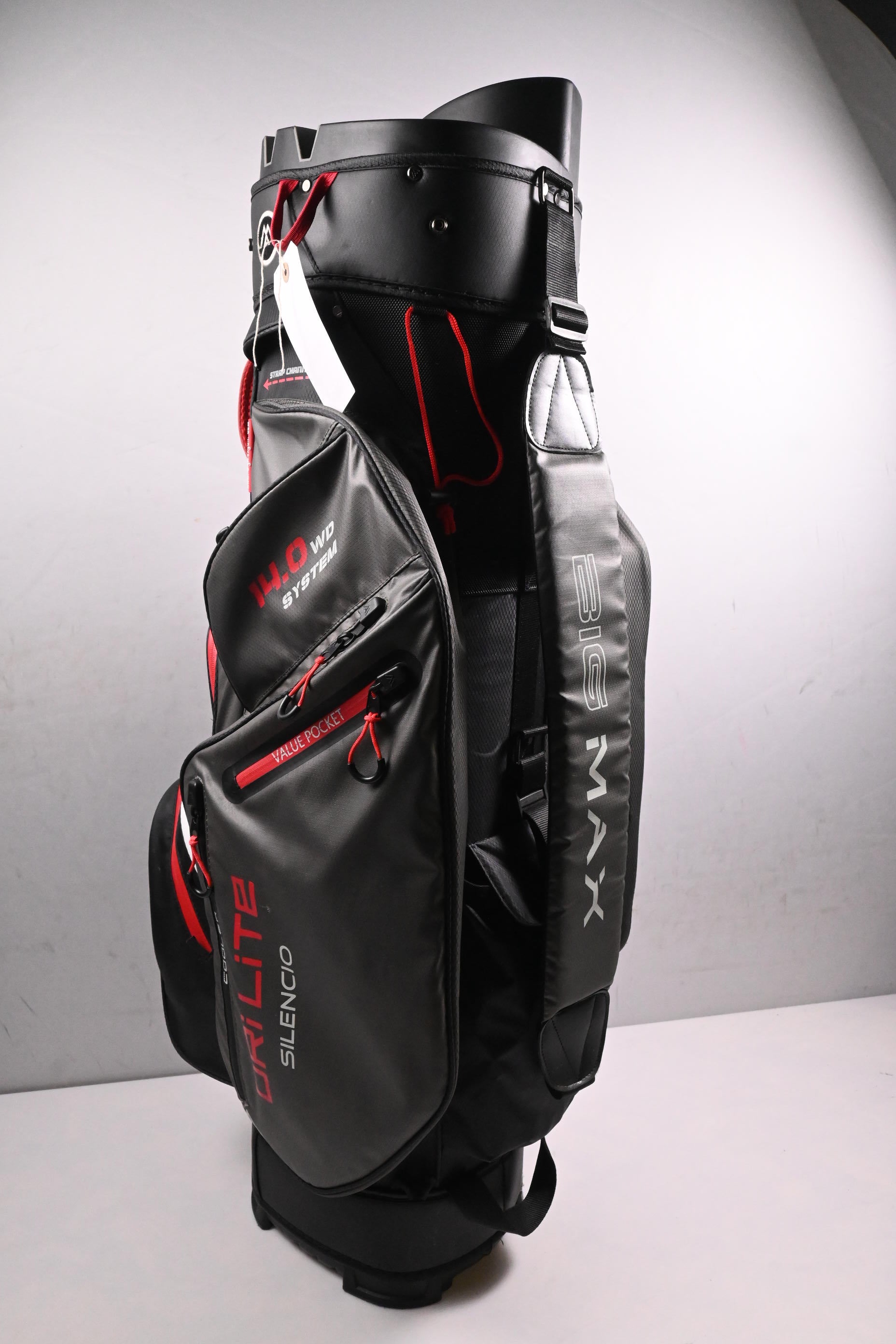 Big Max 14.0 WD System Silenco Cart Bag / 14-Way Divider / Grey