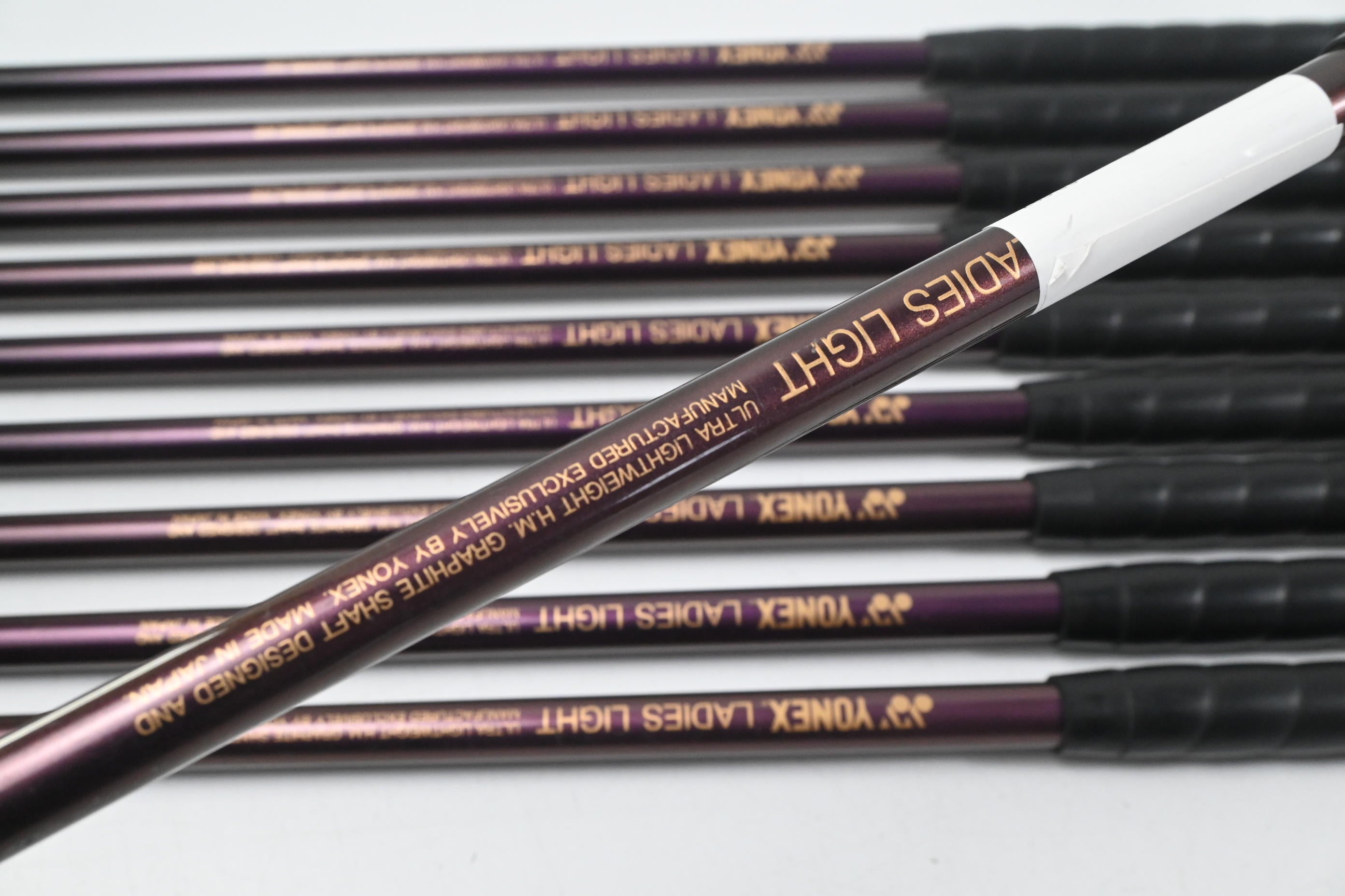 Ladies Yonex Super ADX Ti Irons / 3-PW+SW / Ladies Flex Ultra Lightweight Shafts