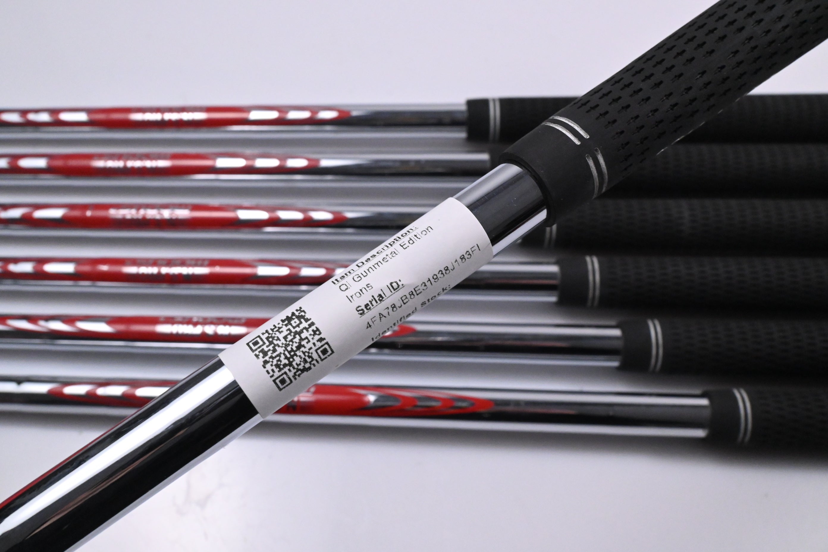 Taylormade Qi Gunmetal Edition Irons / 5-PW+SW / X-Flex NS Pro Modus 3 Tour 105