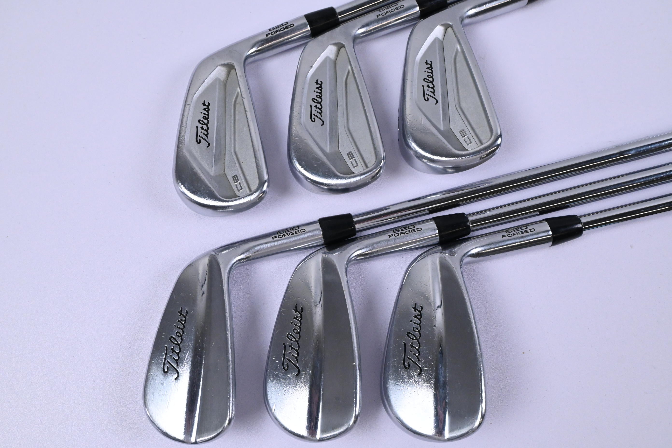 Titleist CB/MB 620 Combo Set Irons / 4-9i / Stiff Flex True Temper Shafts